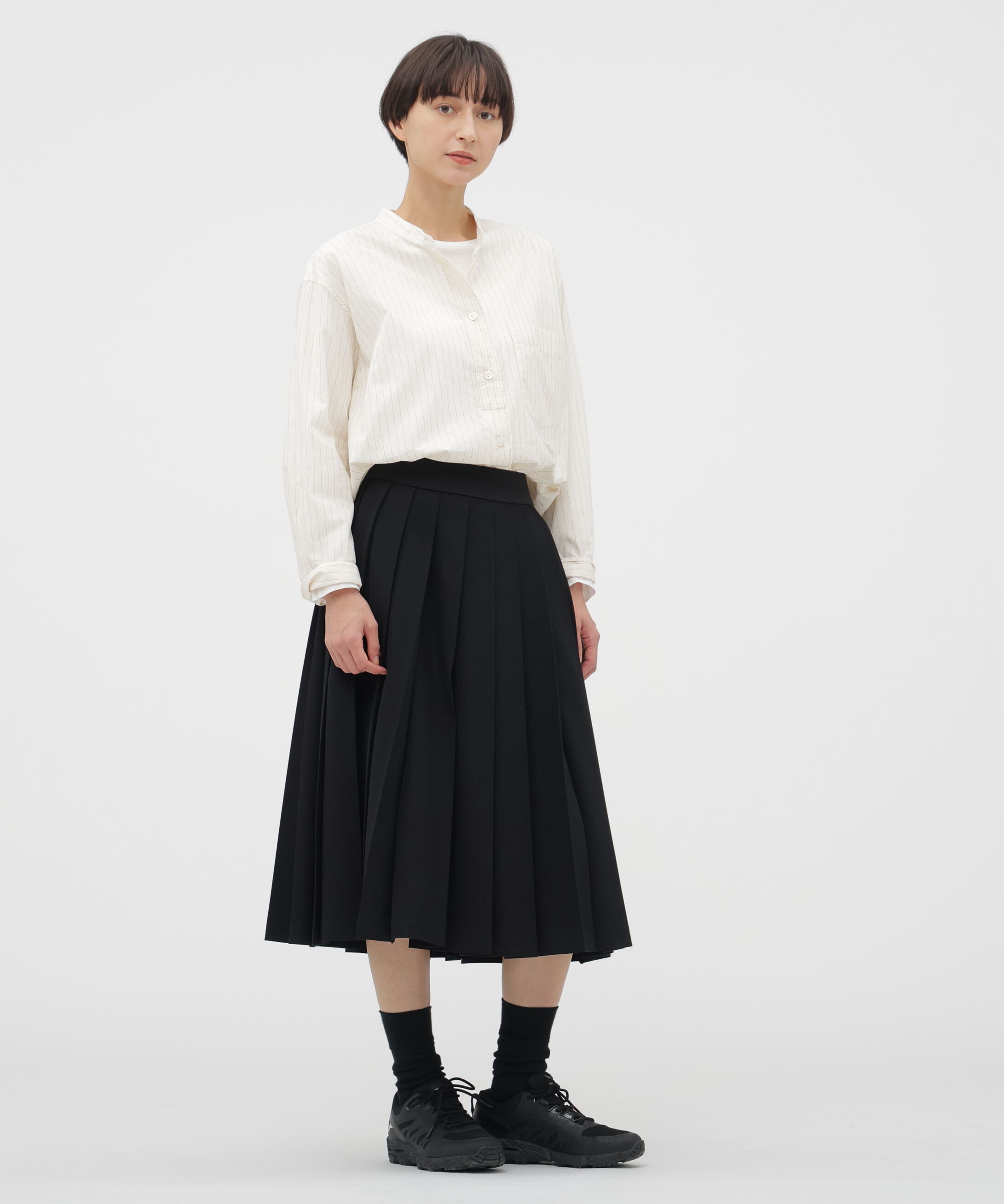  「BARATHEA WOOL BLEND SKIRT」|スカート|