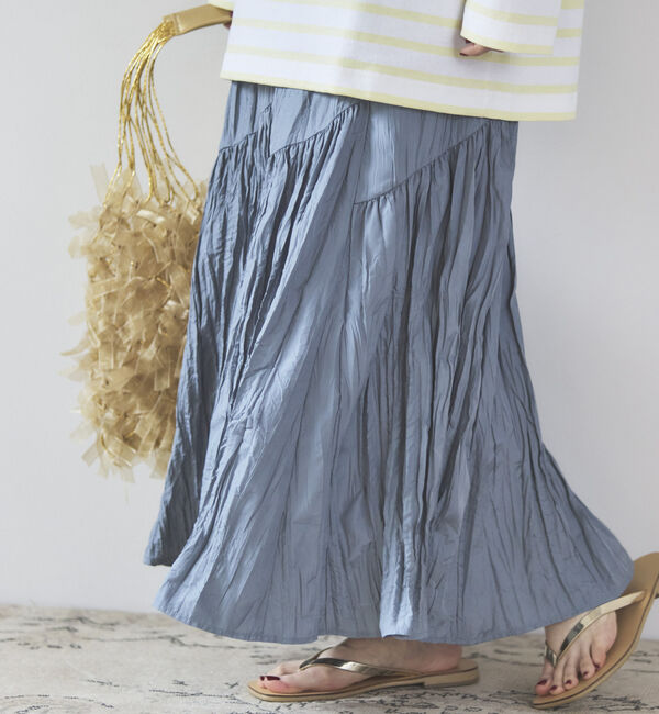 Doux archives「ワッシャーフレアスカート」|スカート|