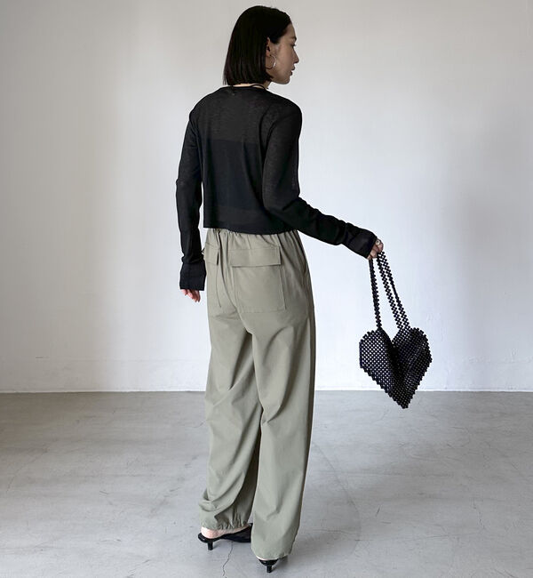 Doux archives「コード刺繍シアーカットソーカーディガン」|Tシャツ・カットソー|