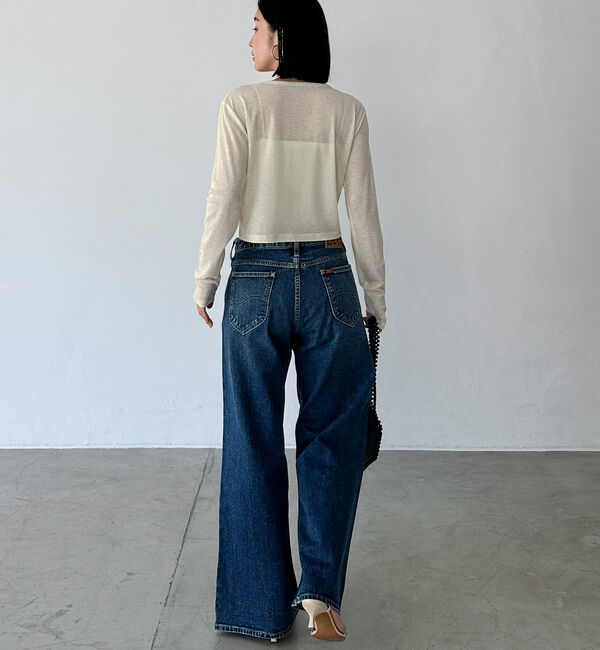 Doux archives「コード刺繍シアーカットソーカーディガン」|Tシャツ・カットソー|