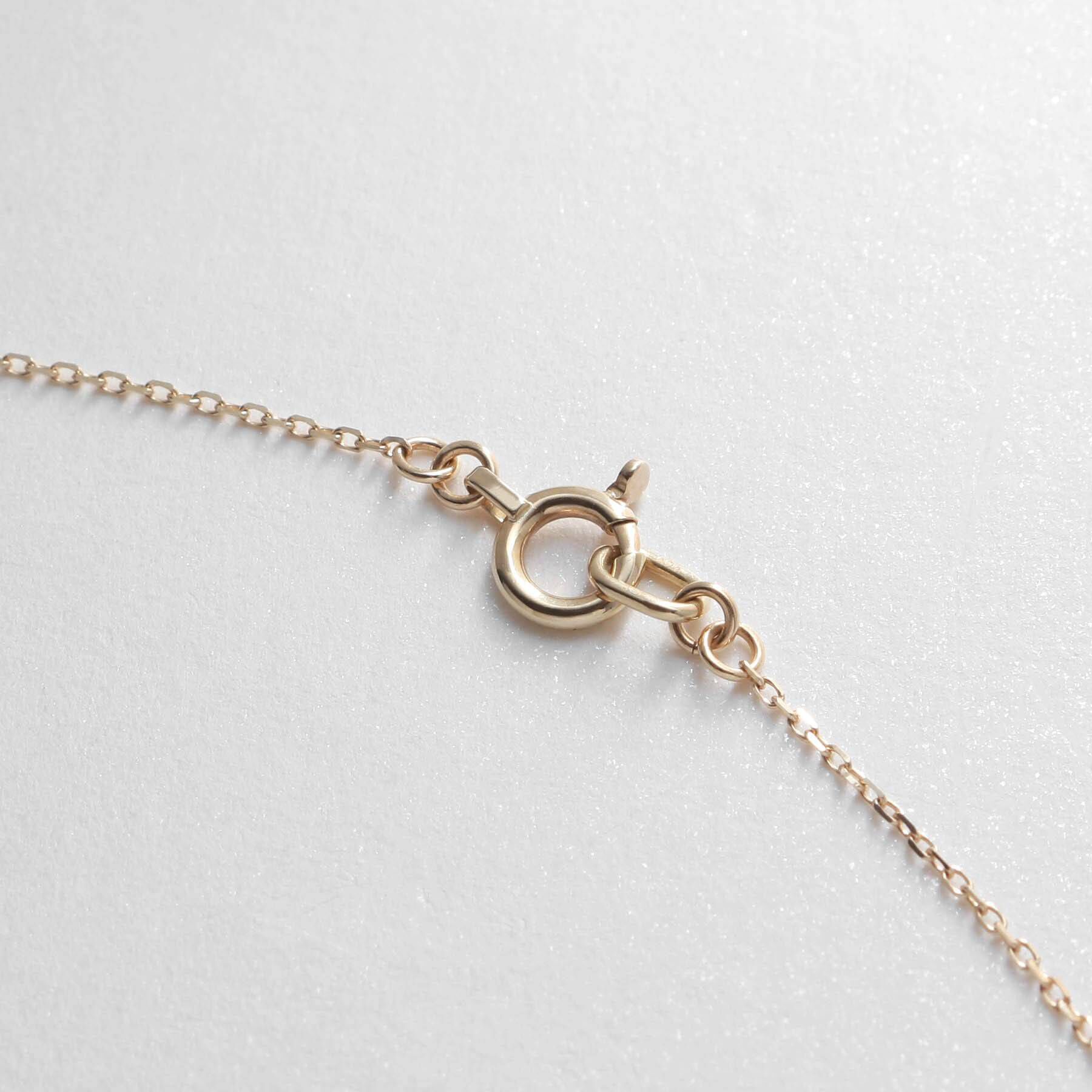 COCOSHNIK「【WEB限定】K10イニシャルＲ ネックレス」|ネックレス|