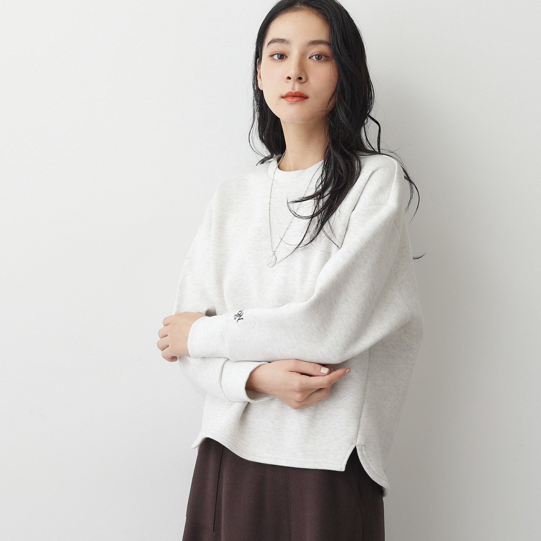 Dessin「【洗える】バックヘンリーソフトボンディングカットソー」|Tシャツ・カットソー|