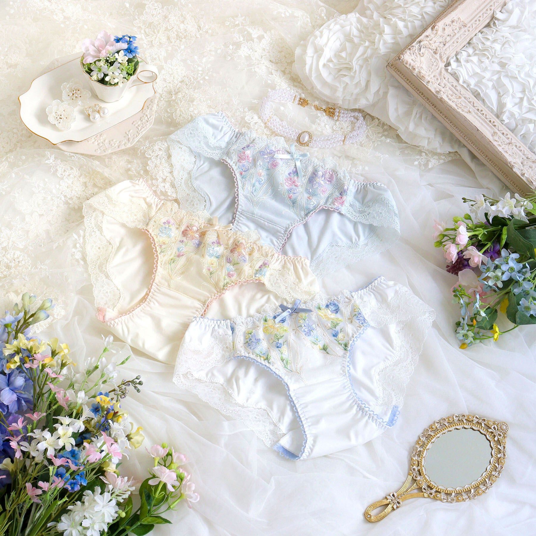 Risa Magli「フロリタ サニタリーショーツ」|インナー|