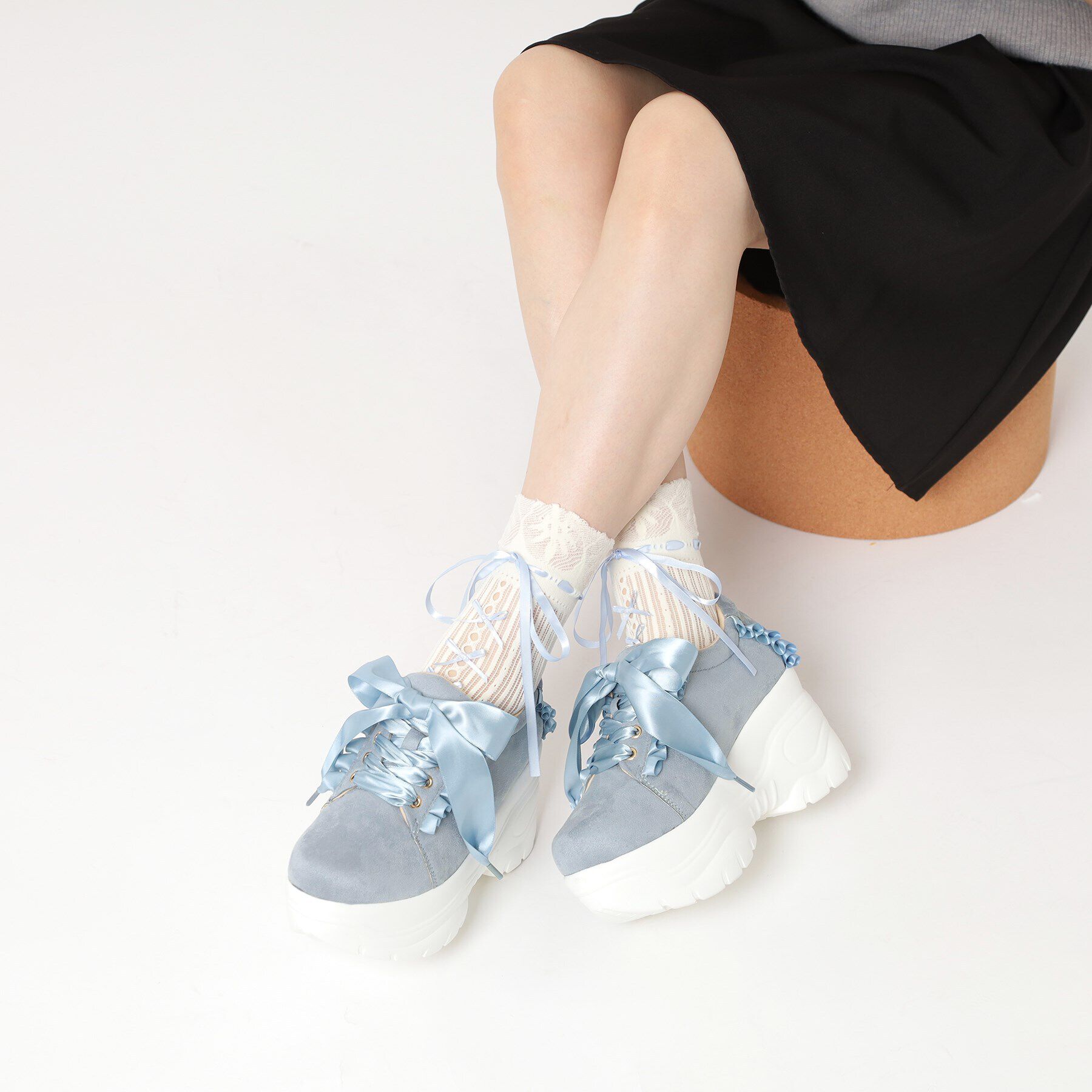 csT&P「厚底フリルスニーカー」|スニーカー|