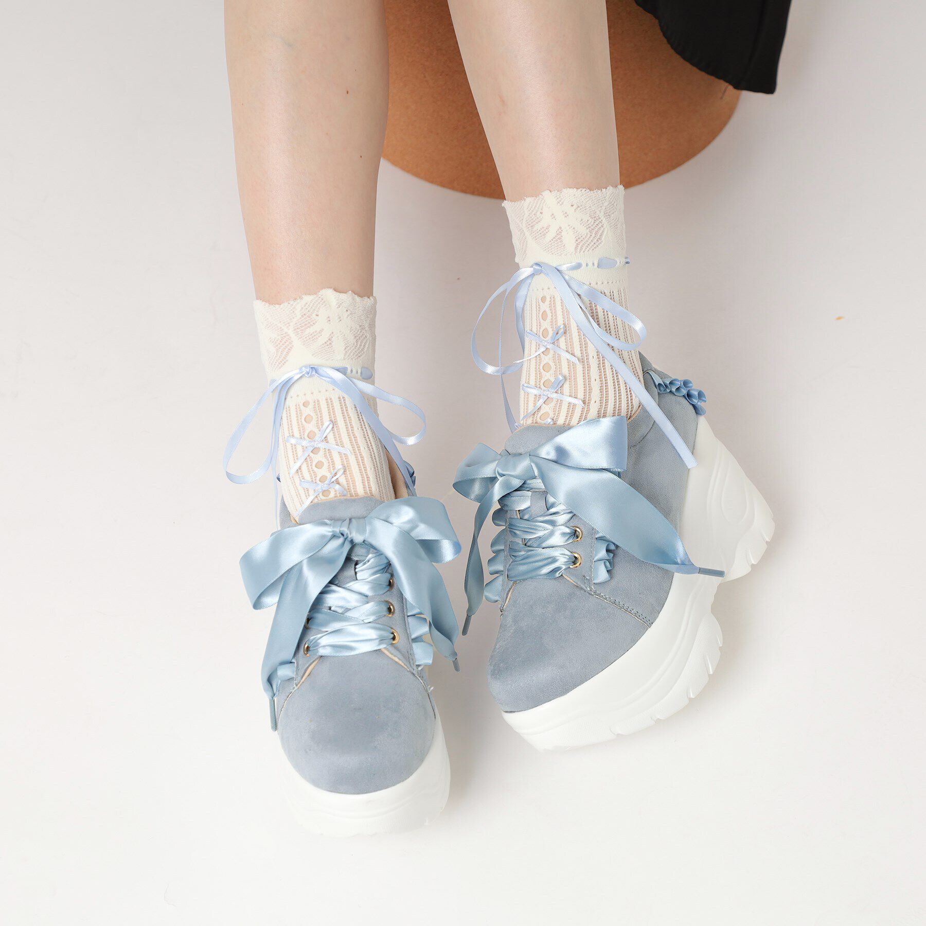 csT&P「厚底フリルスニーカー」|スニーカー|