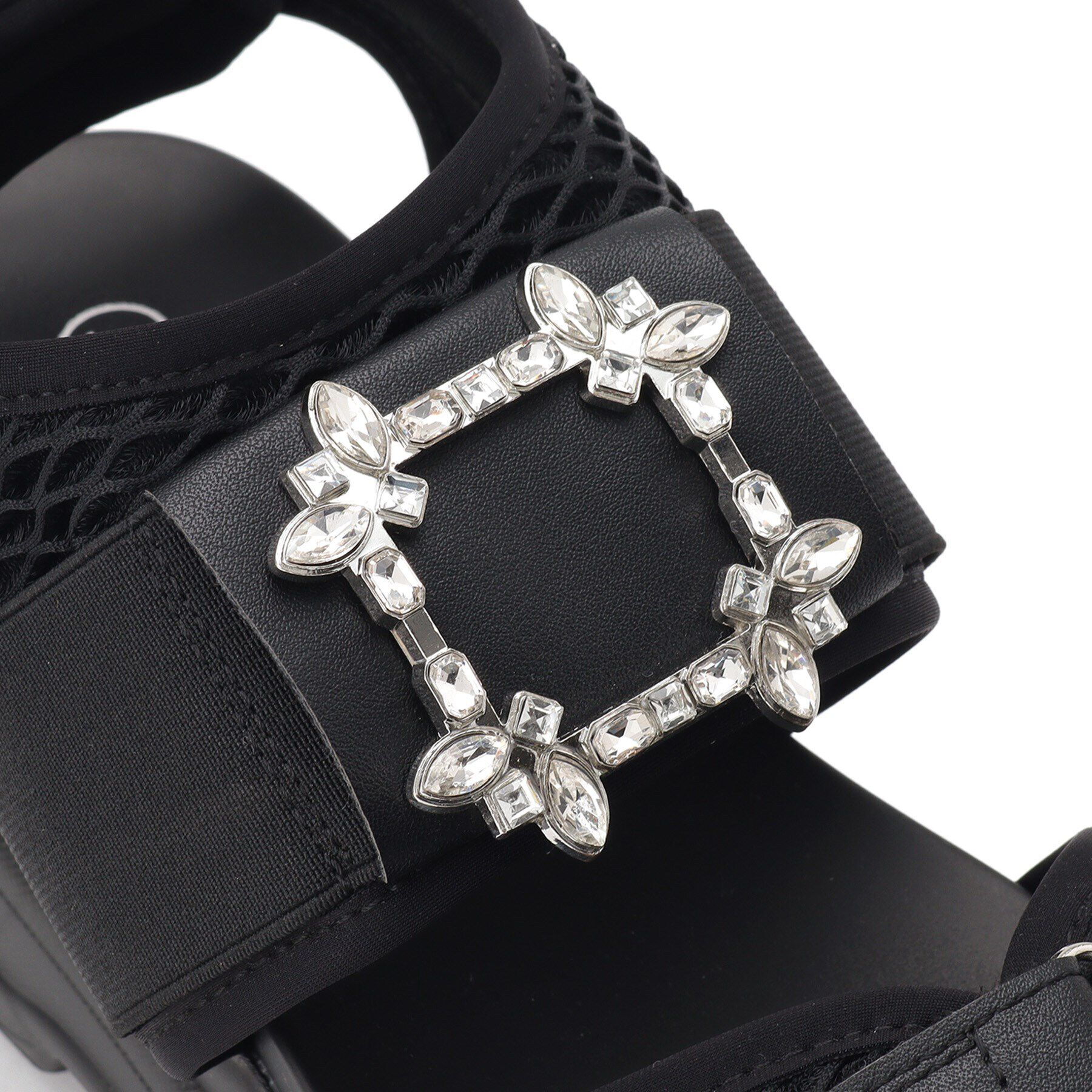 csT&P「軽量厚底2段ソール ビジューサンダル」|サンダル|