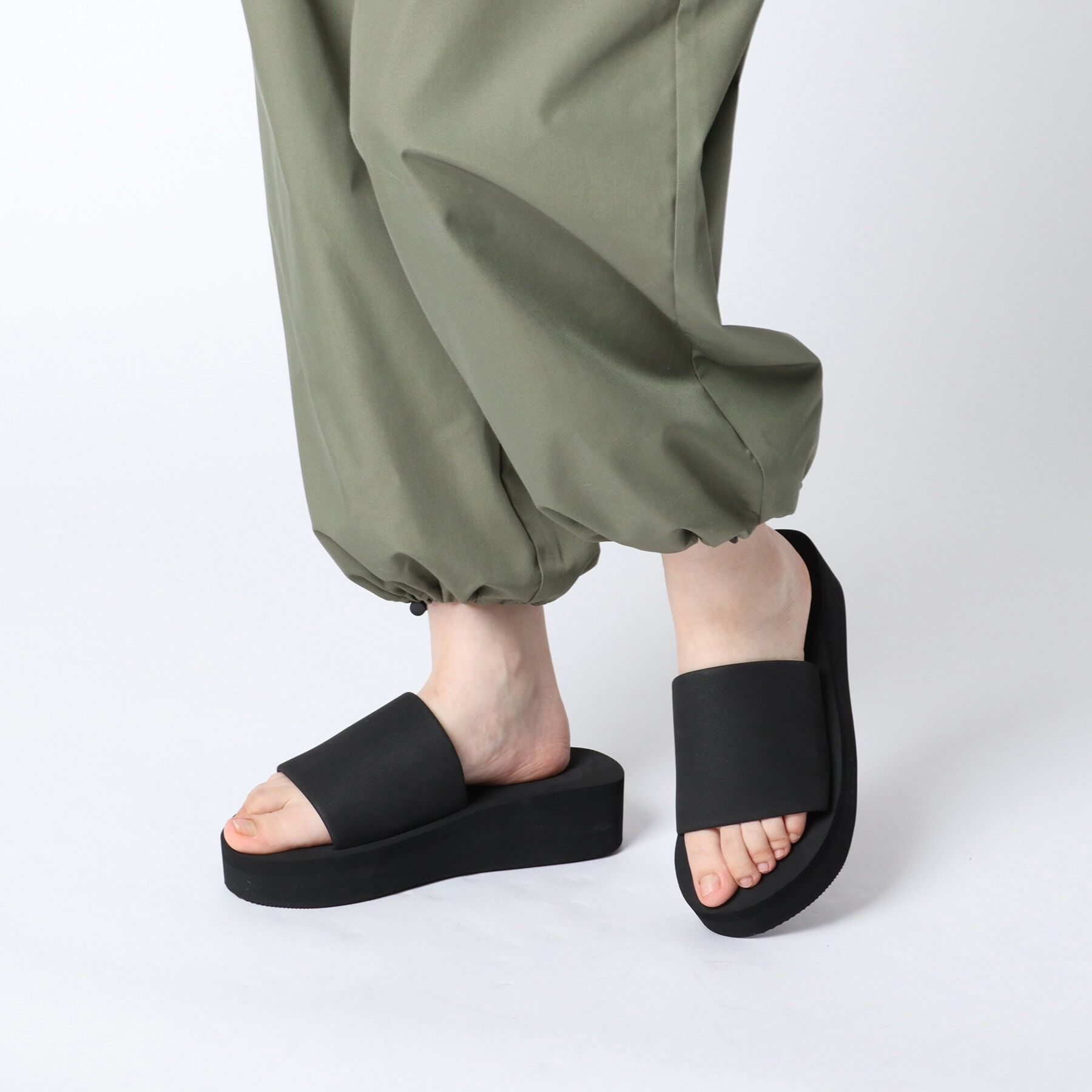 ESPERANZA「厚底メッセージスライドビーサン」|サンダル|