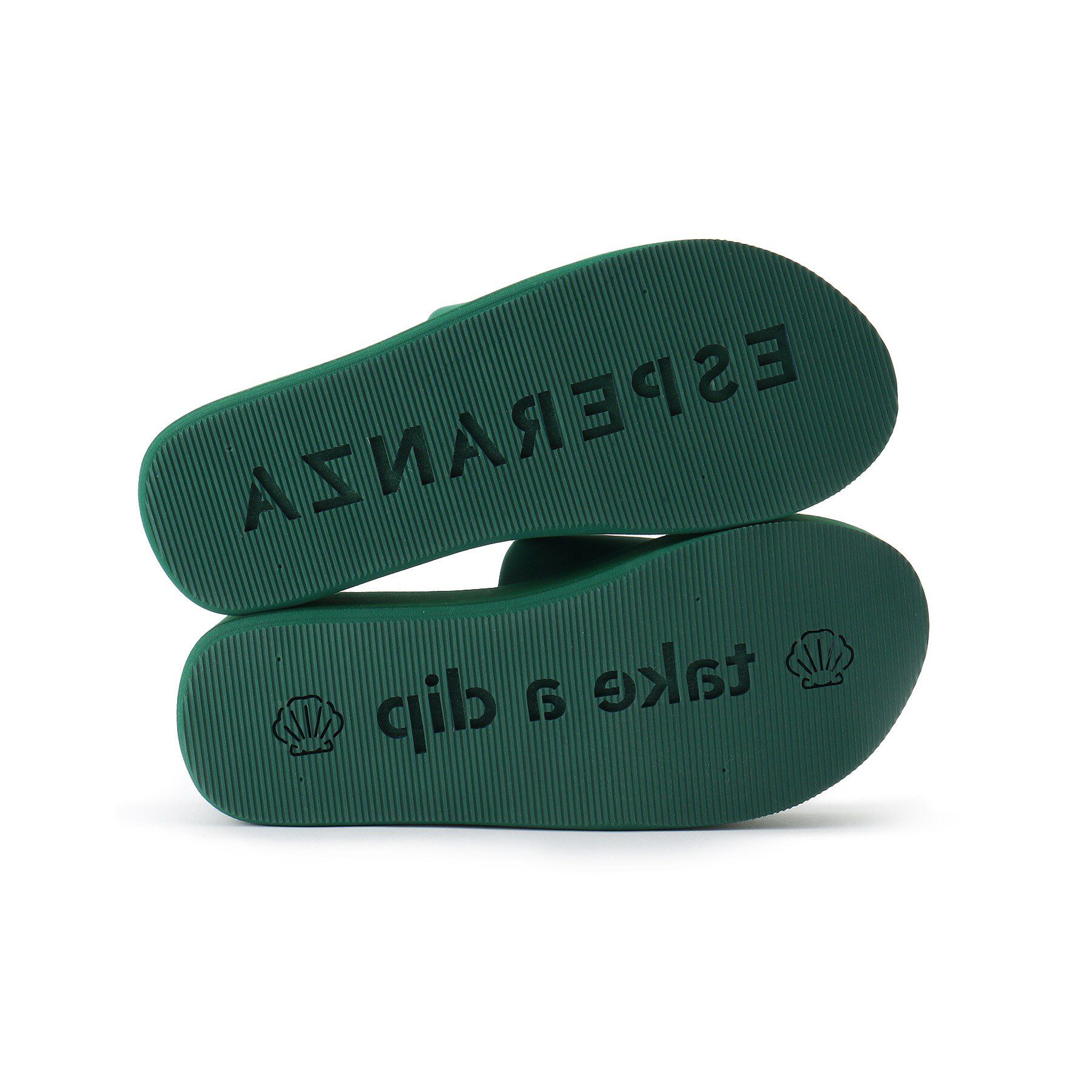 ESPERANZA「厚底メッセージスライドビーサン」|サンダル|