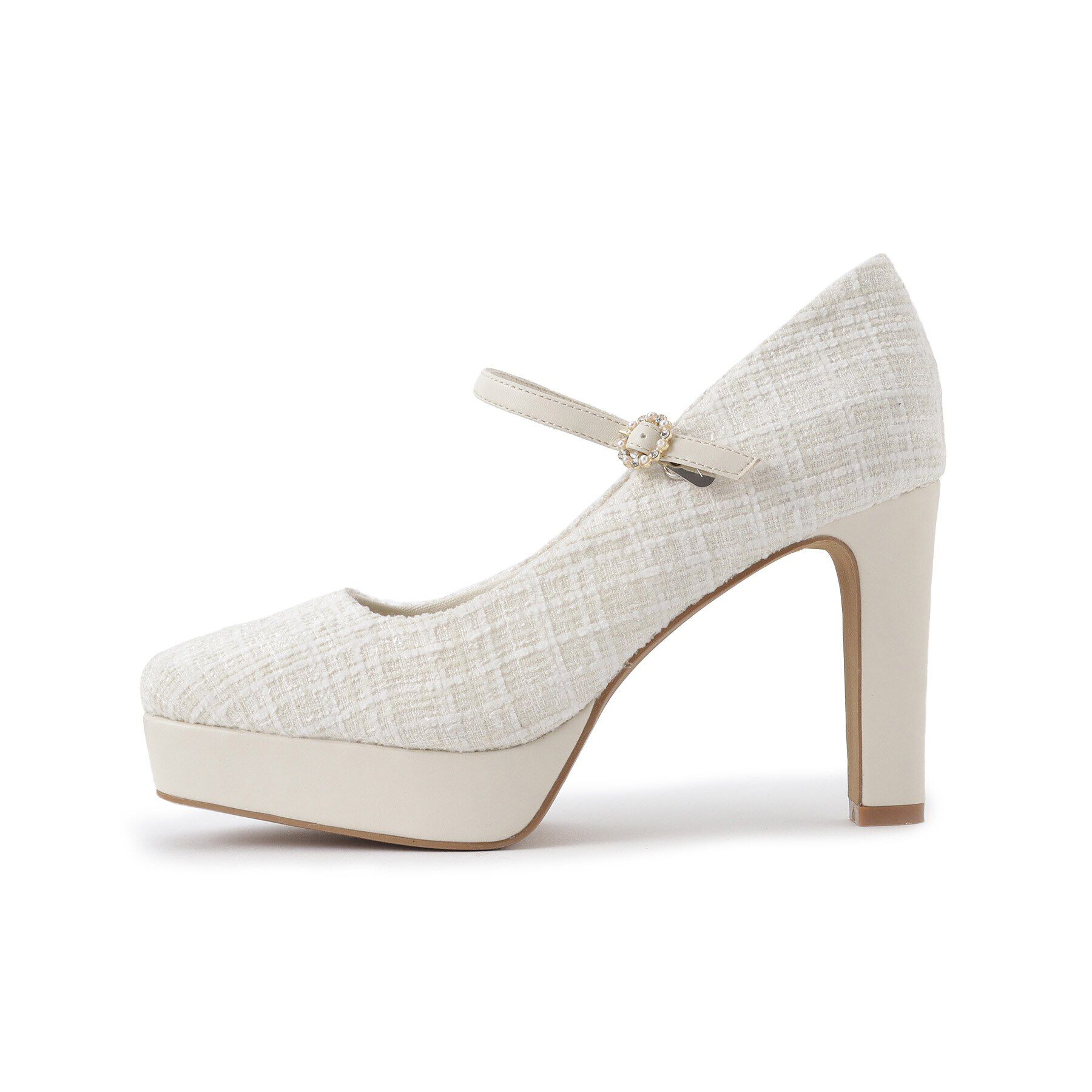 ESPERANZA「スクエアトゥプラットフォームパンプス 結婚式二次会 パーティー24SS」|パンプス|