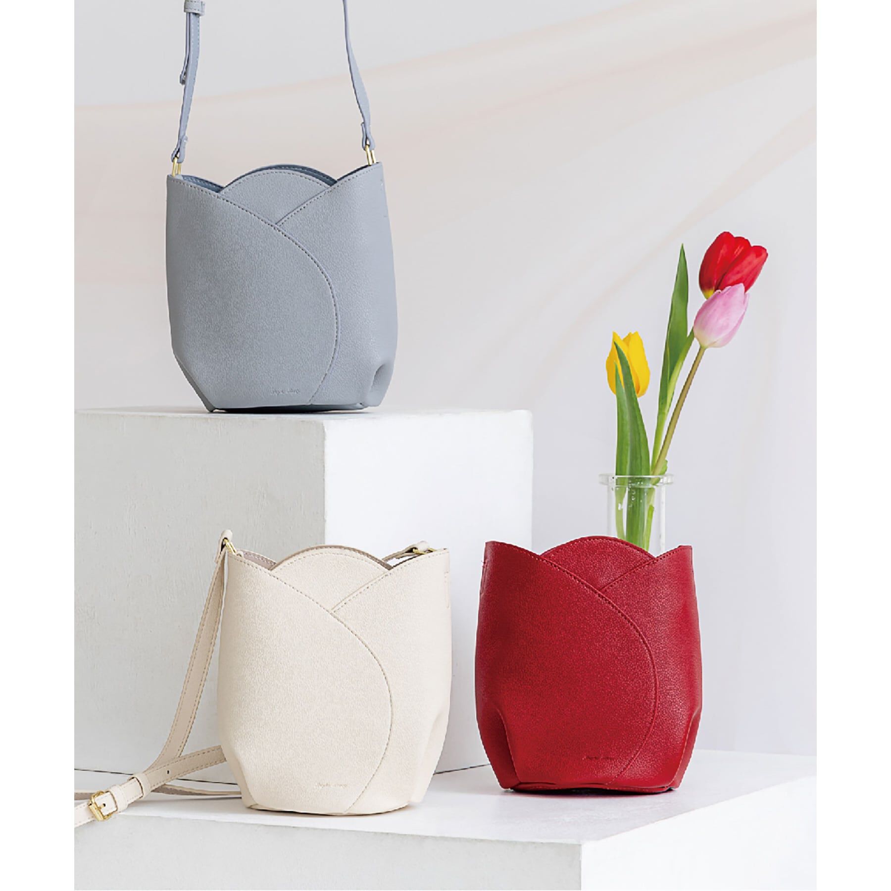 Ober Tashe「チューリップモチーフミニショルダー」|ショルダー・メッセンジャー|