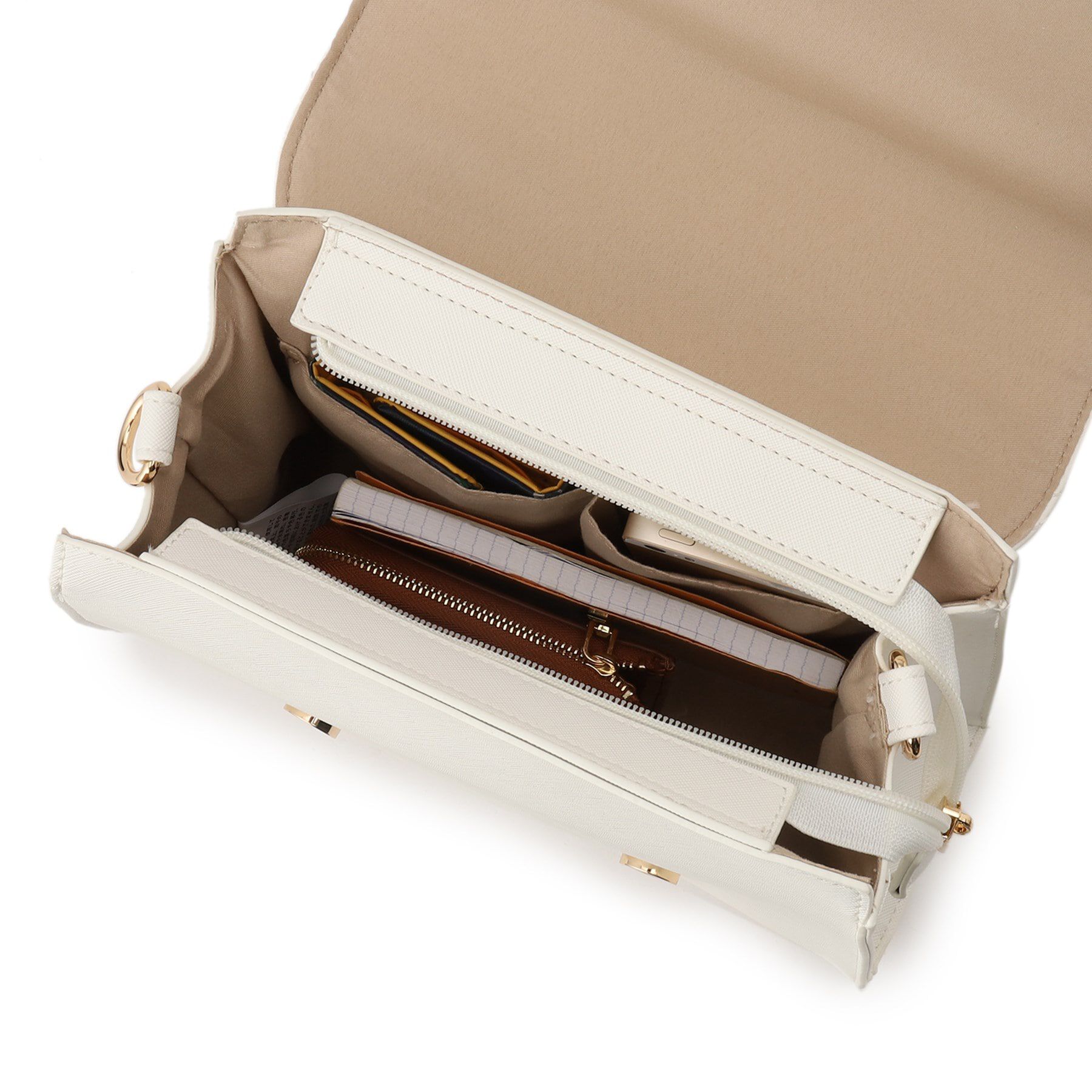 Ober Tashe「プレート付きキルティング3WAYサッチェル」|リュック|