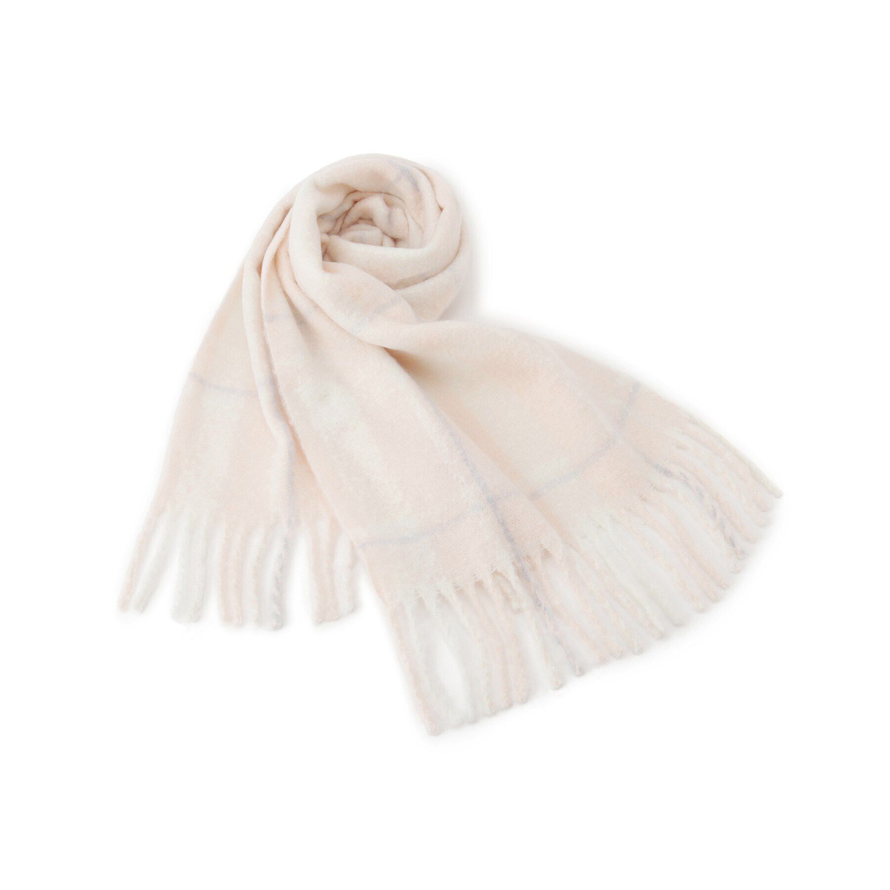 Ober Tashe「ブークレチェックストール」|ストール|ﾋﾟﾝｸ(072)