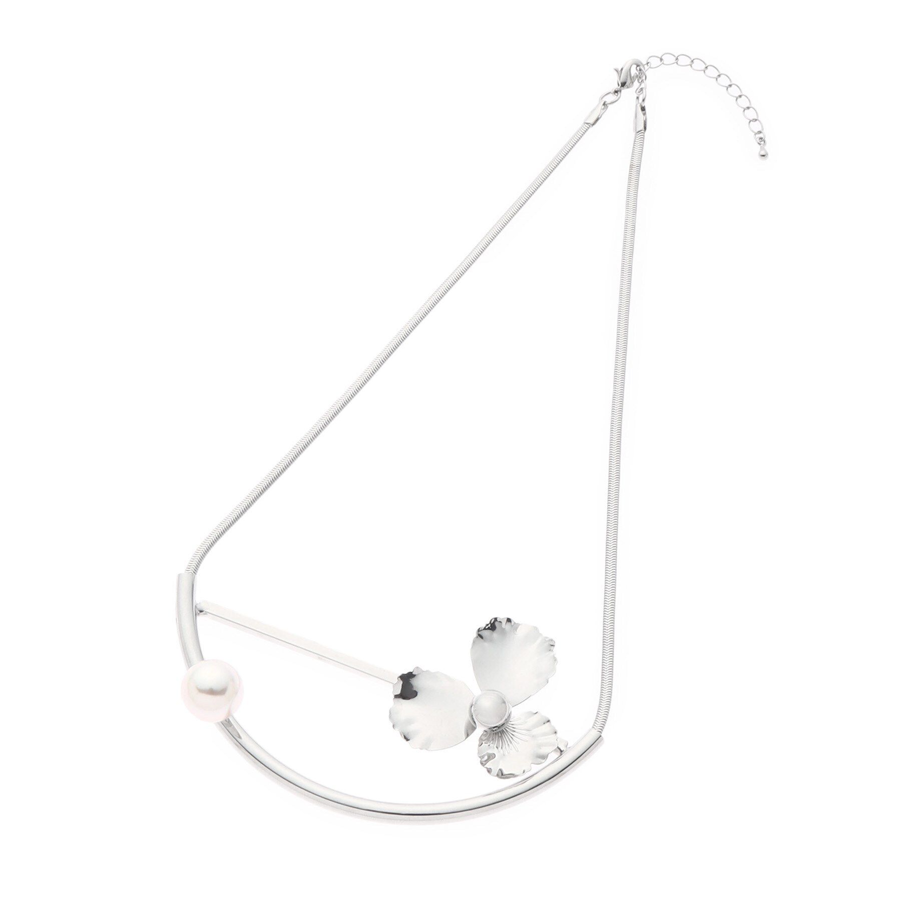 SunaUna「【モチーフ／パール調】メタルチョーカー」|ネックレス|