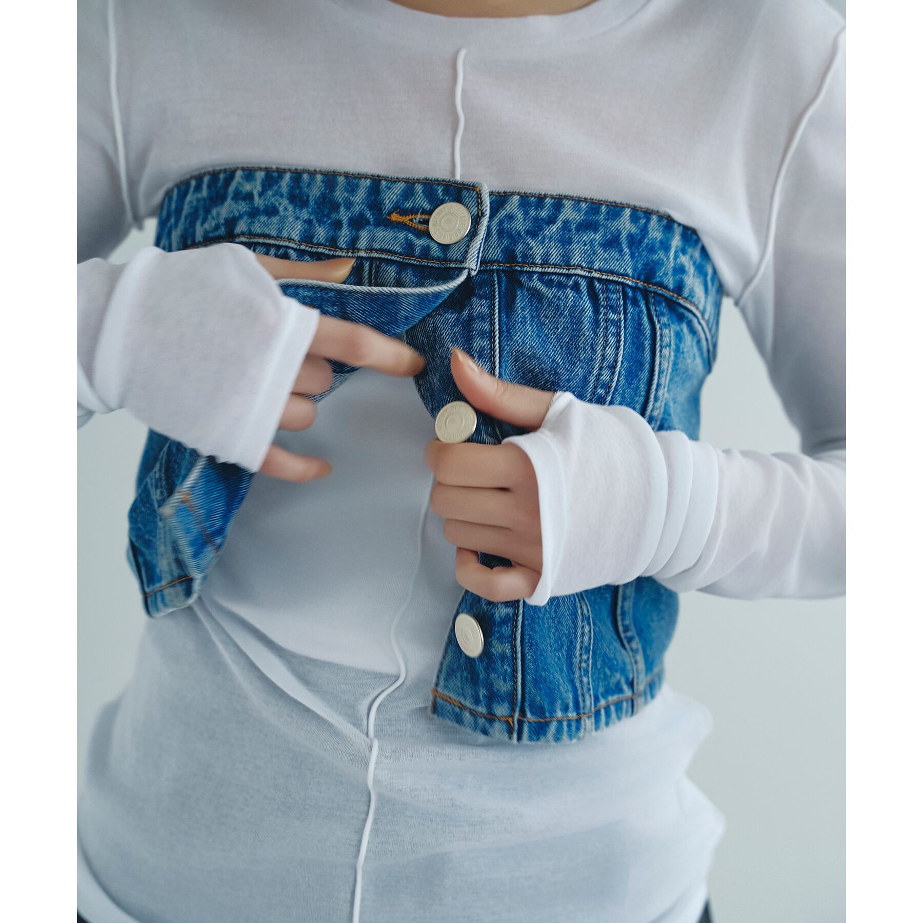 CODE A「NEEDBY heritage｜STEPHANIE」|Tシャツ・カットソー|ブルー(093)