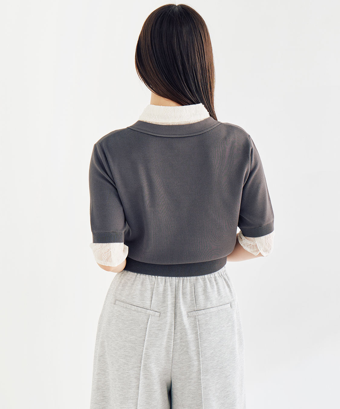 COCO DEAL「レイヤードデザインニット」|ニット・セーター|