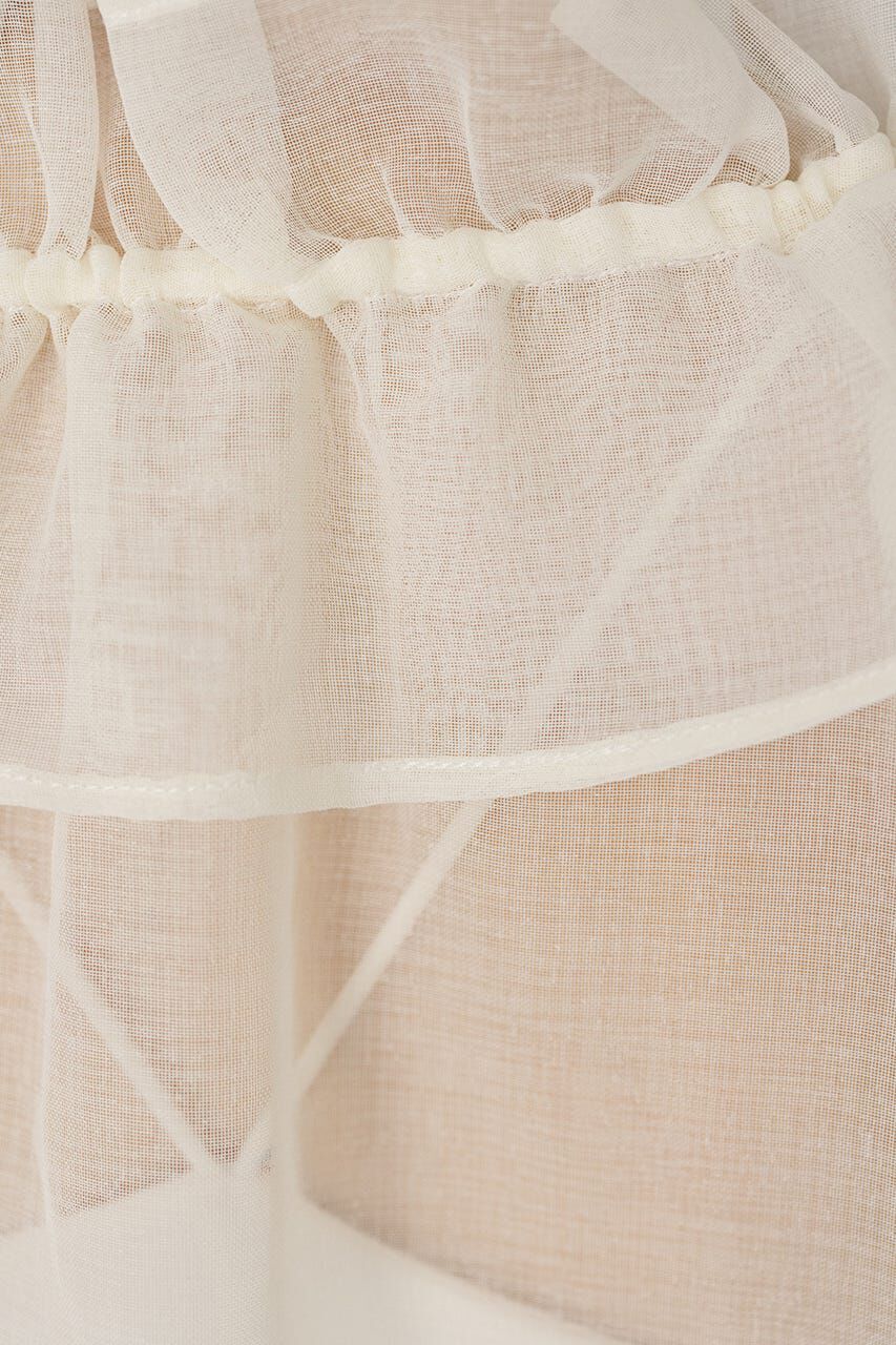 STYLEMIXER「フリルカラーシアーシャツ」|シャツ・ブラウス|