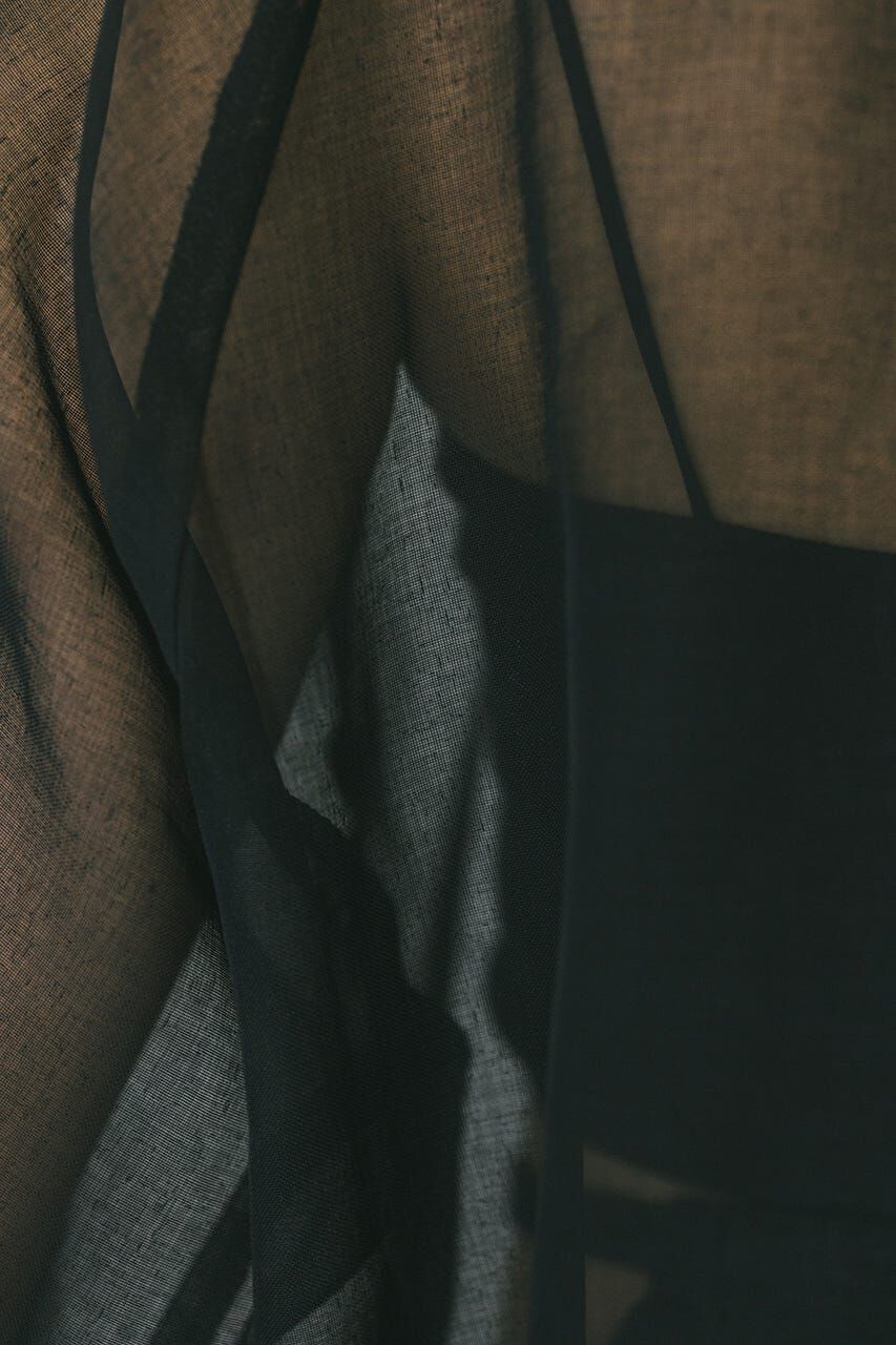 STYLEMIXER「フリルカラーシアーシャツ」|シャツ・ブラウス|