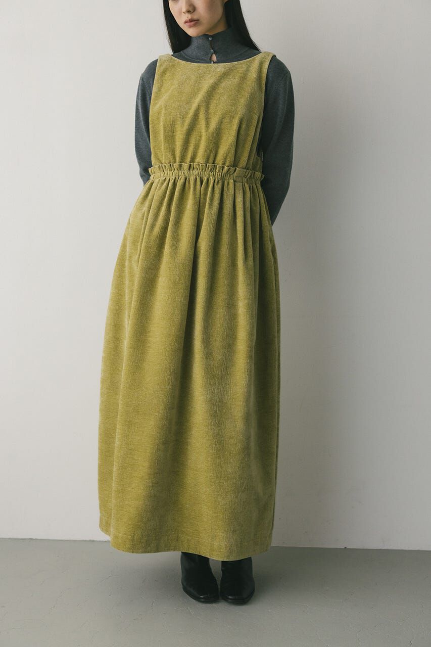 STYLEMIXER「2WAYベロアジャンパースカート」|ワンピース|