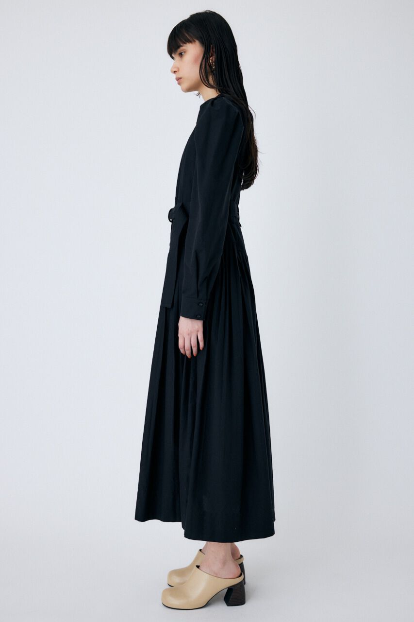 MOUSSY「BELTED PLEATS ドレス」|ワンピース|
