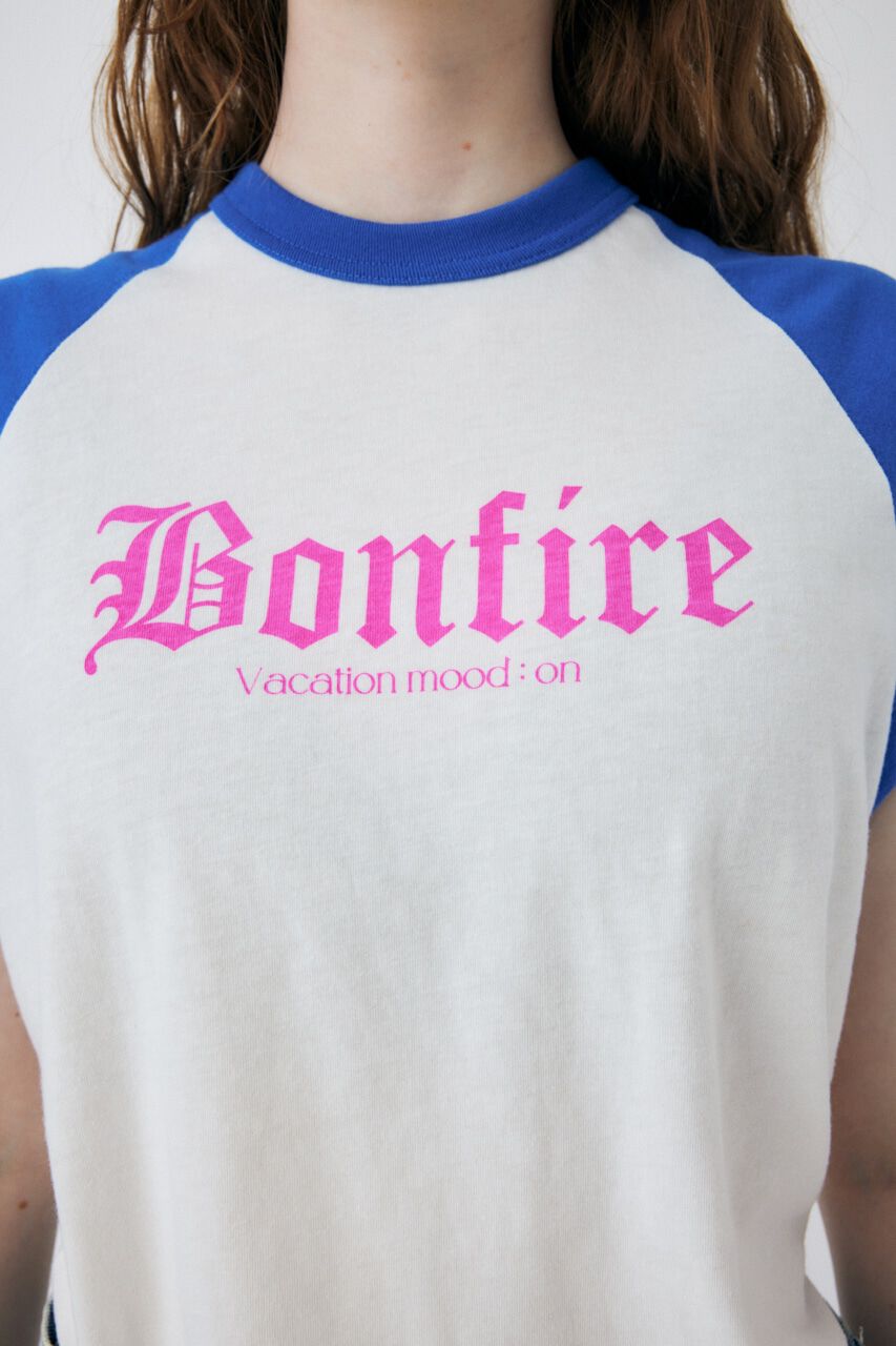 MOUSSY「RAGRAN BLACK LETTER NS Tシャツ」|タンクトップ|