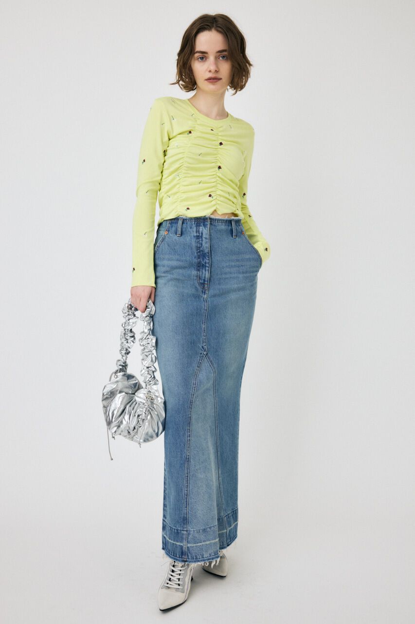 MOUSSY「FLORAL RANDOM GATHER LS Tシャツ」|Tシャツ・カットソー|