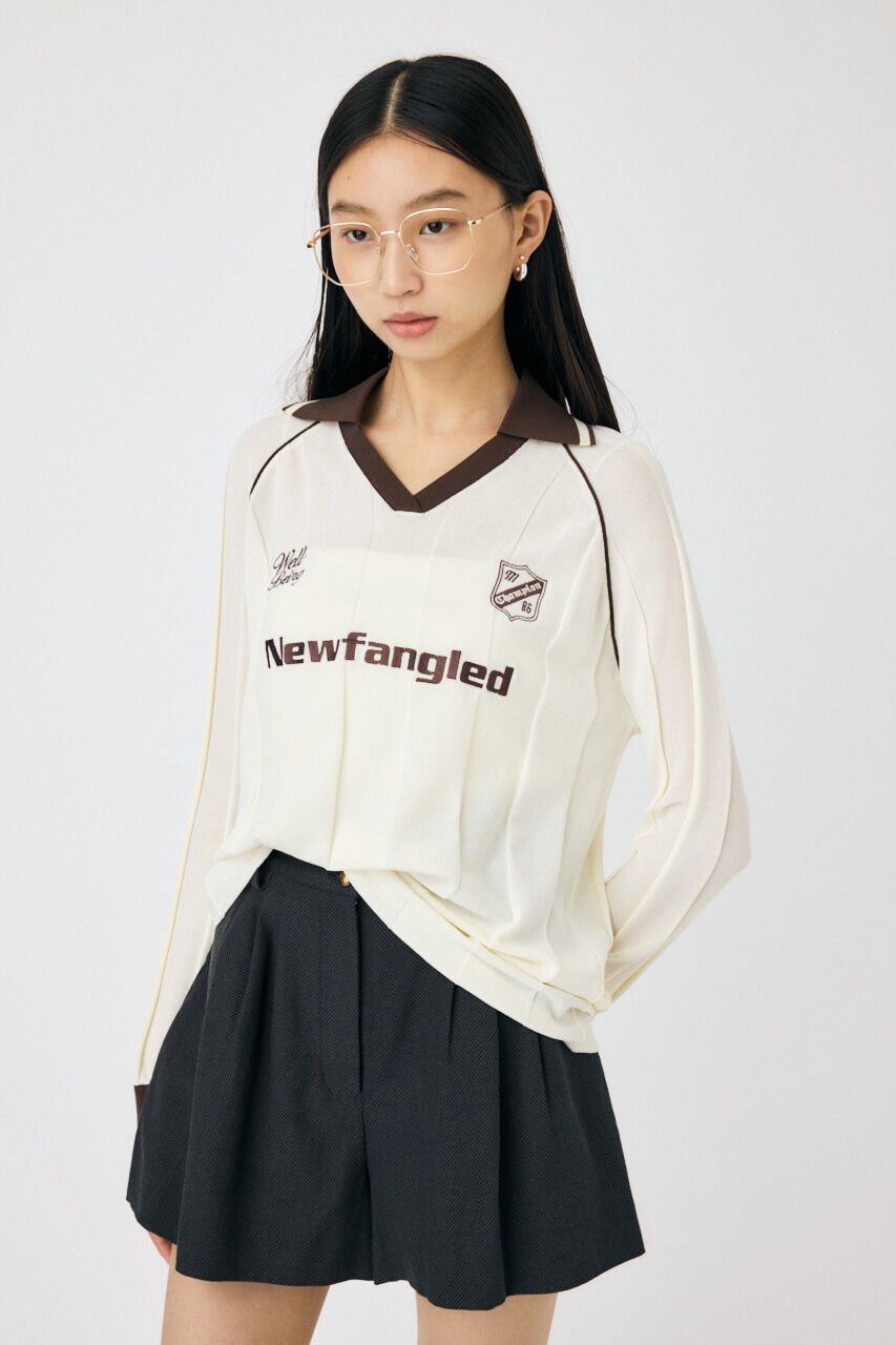 MOUSSY「KNIT ゲームシャツ」|ニット・セーター|