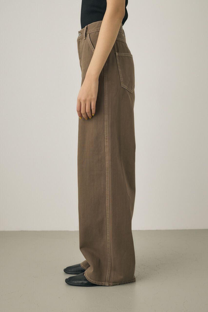 MOUSSY「ルーズストレートデニムパンツ　オーガニックコットン使用」|デニム|