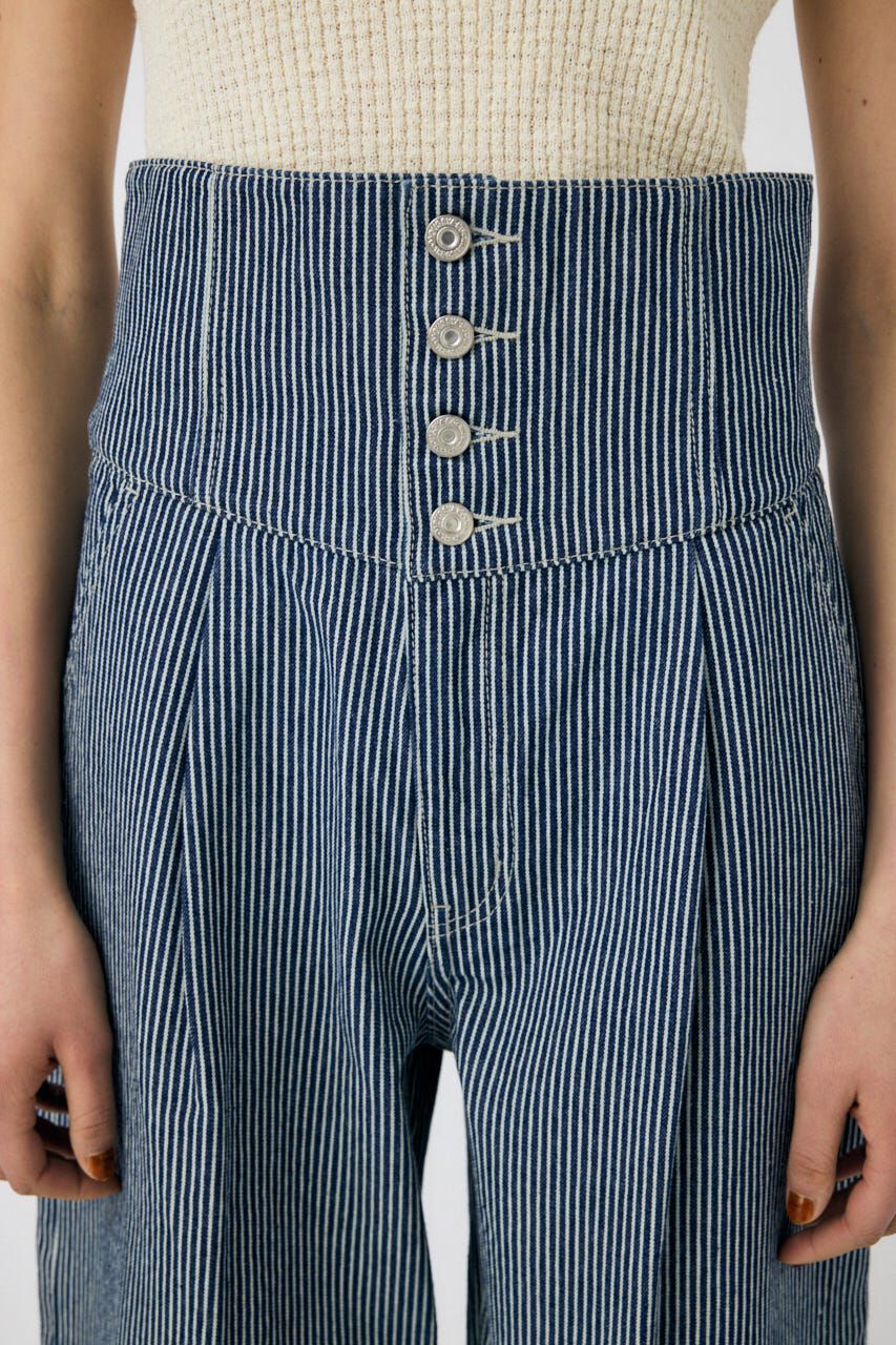 MOUSSY「CORSET DESIGN バギー デニム」|デニム|