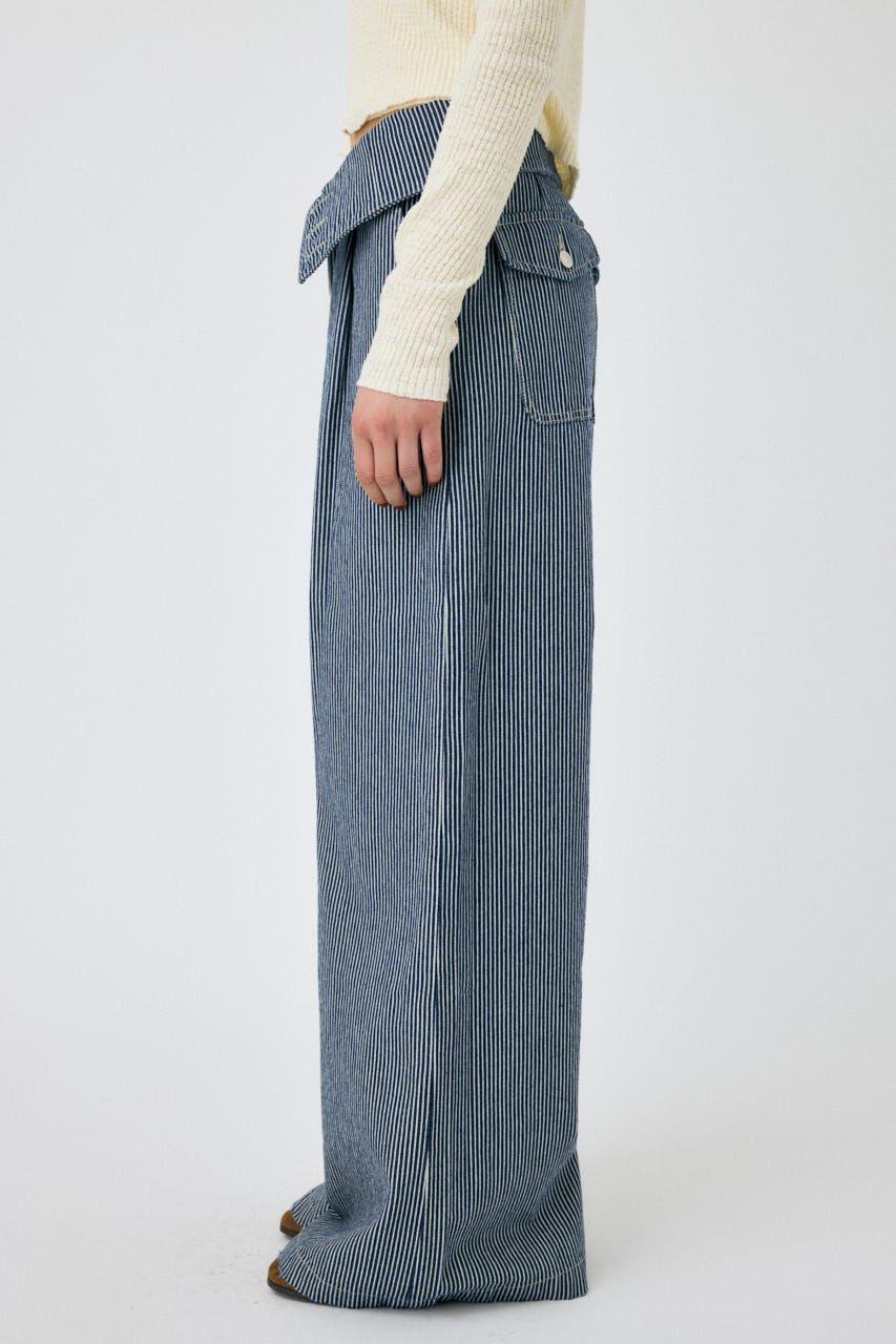 MOUSSY「CORSET DESIGN バギー デニム」|デニム|