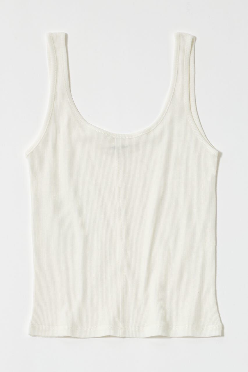 MOUSSY「DOUBLE LAYERED SHEER タンク」|タンクトップ|