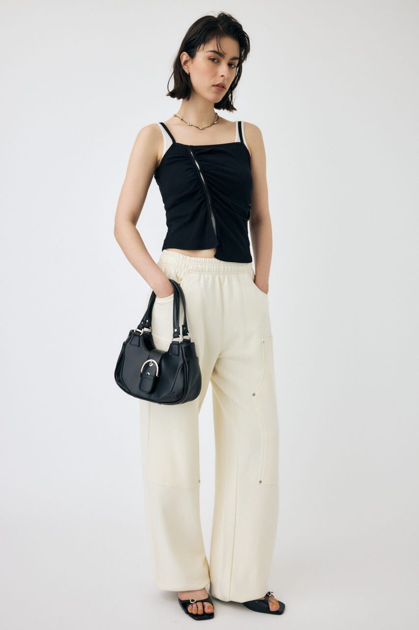 MOUSSY「DOUBLE LAYERED SHEER タンク」|タンクトップ|