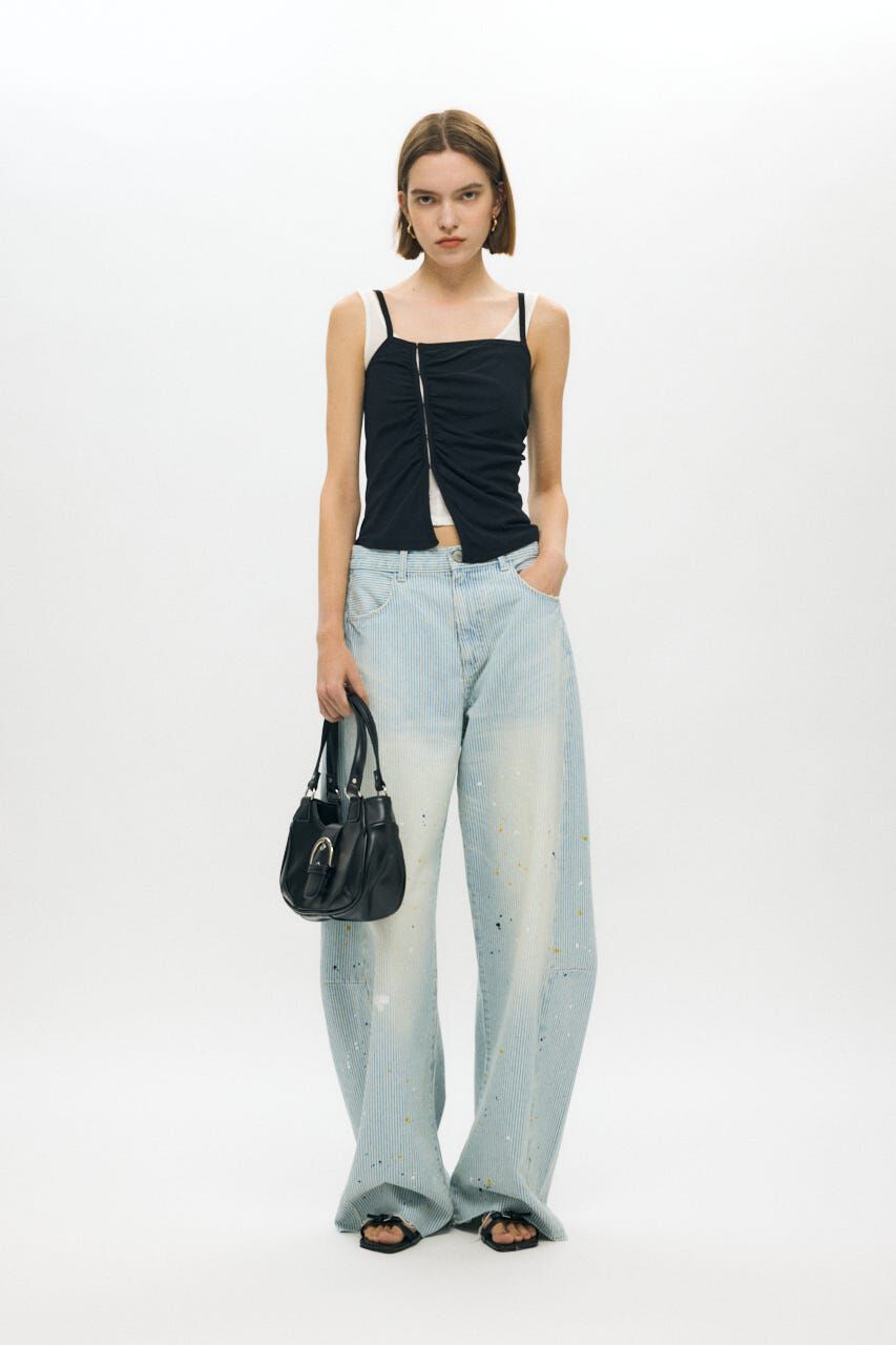 MOUSSY「DOUBLE LAYERED SHEER タンク」|タンクトップ|