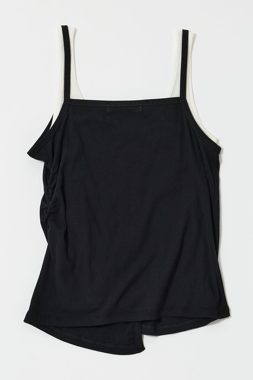 MOUSSY「DOUBLE LAYERED SHEER タンク」|タンクトップ|