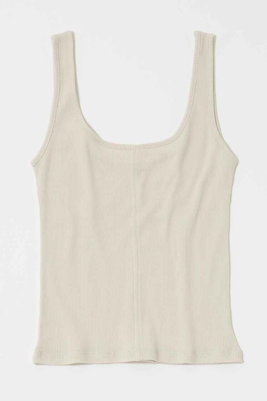 MOUSSY「DOUBLE LAYERED SHEER タンク」|タンクトップ|