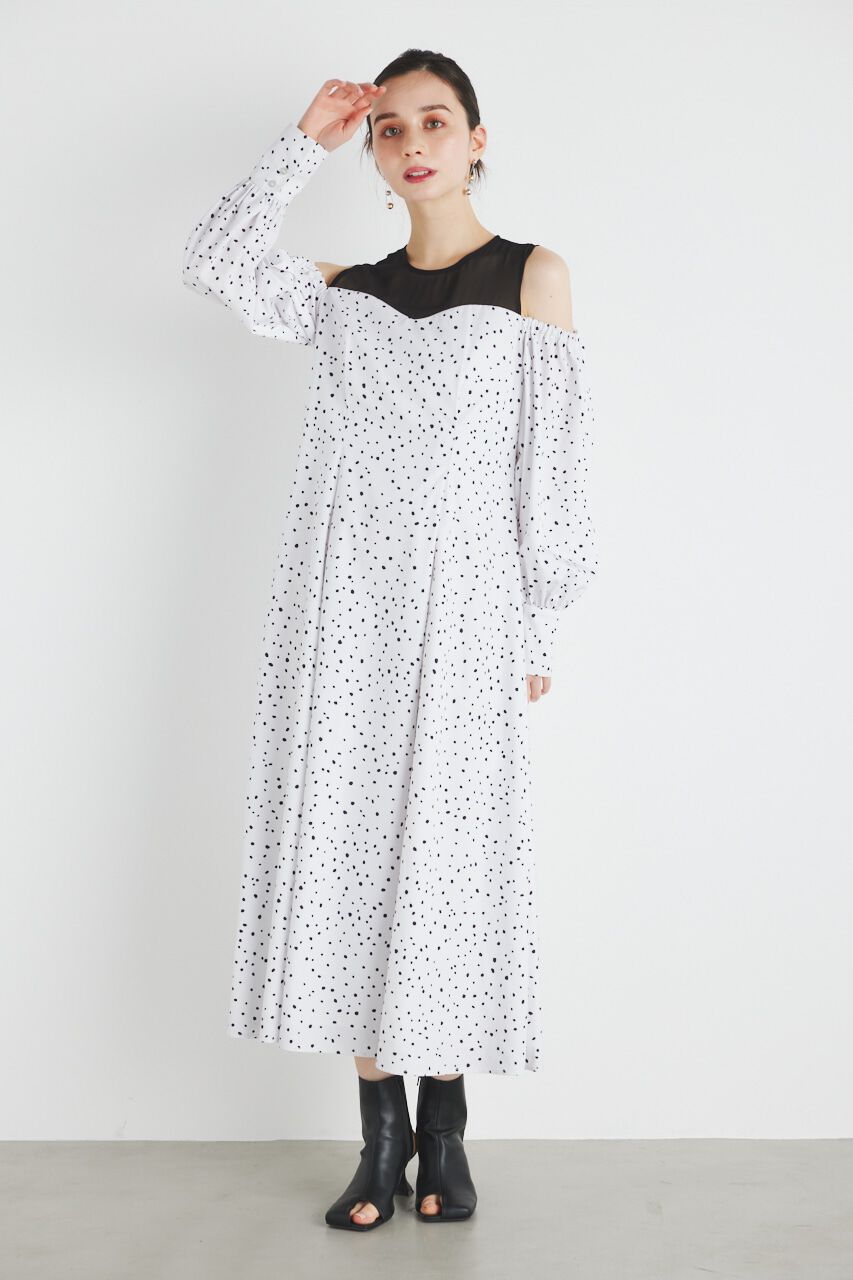 rienda「レイヤードオフショルフレアOP」|ワンピース|