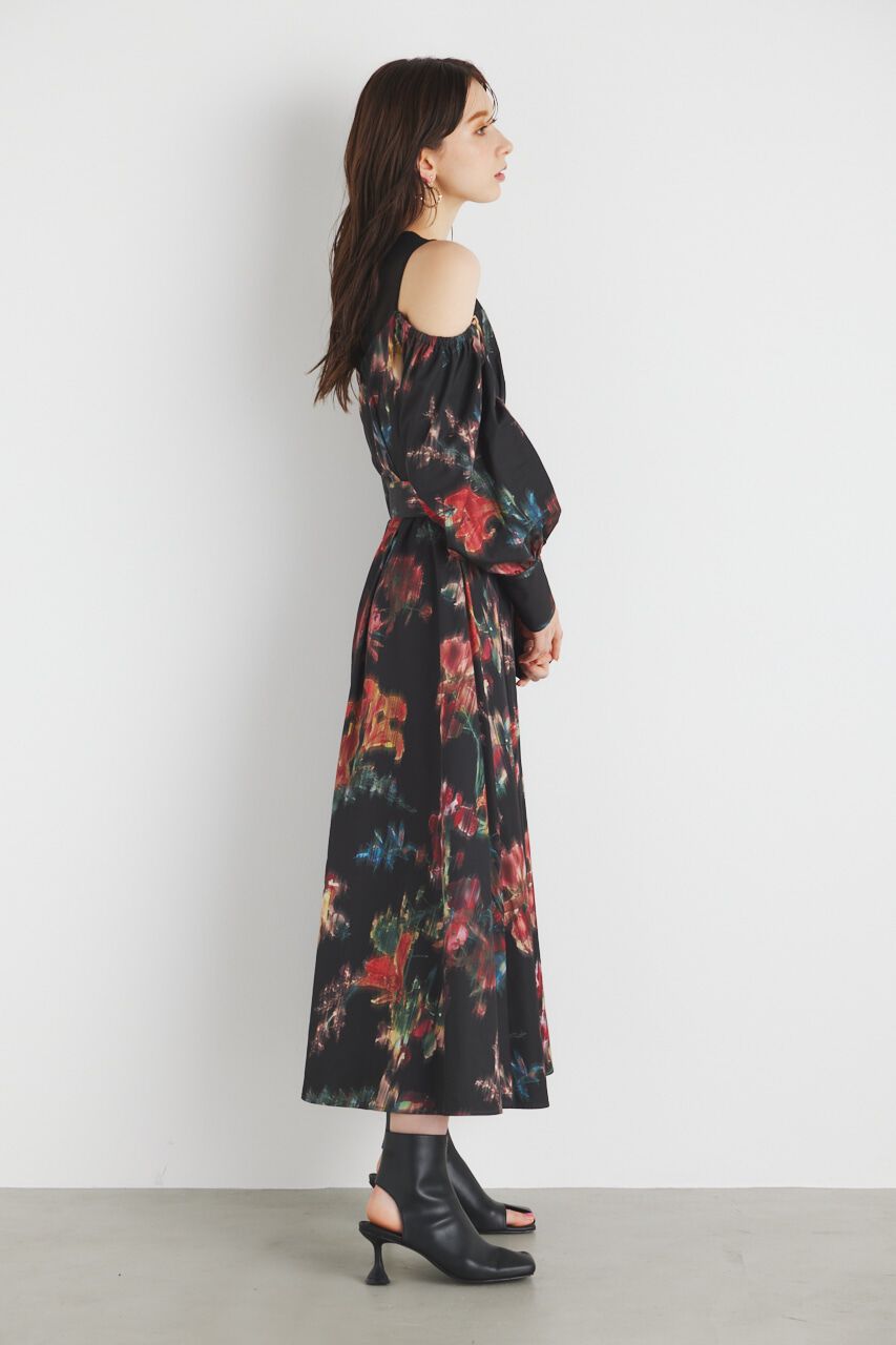 rienda「レイヤードオフショルフレアOP」|ワンピース|