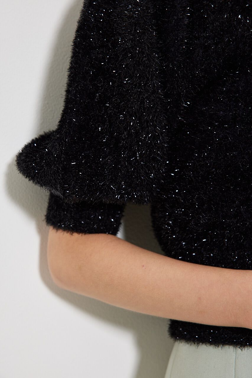 rienda「ラメシャギーカーデKnit TOP」|ニット・セーター|