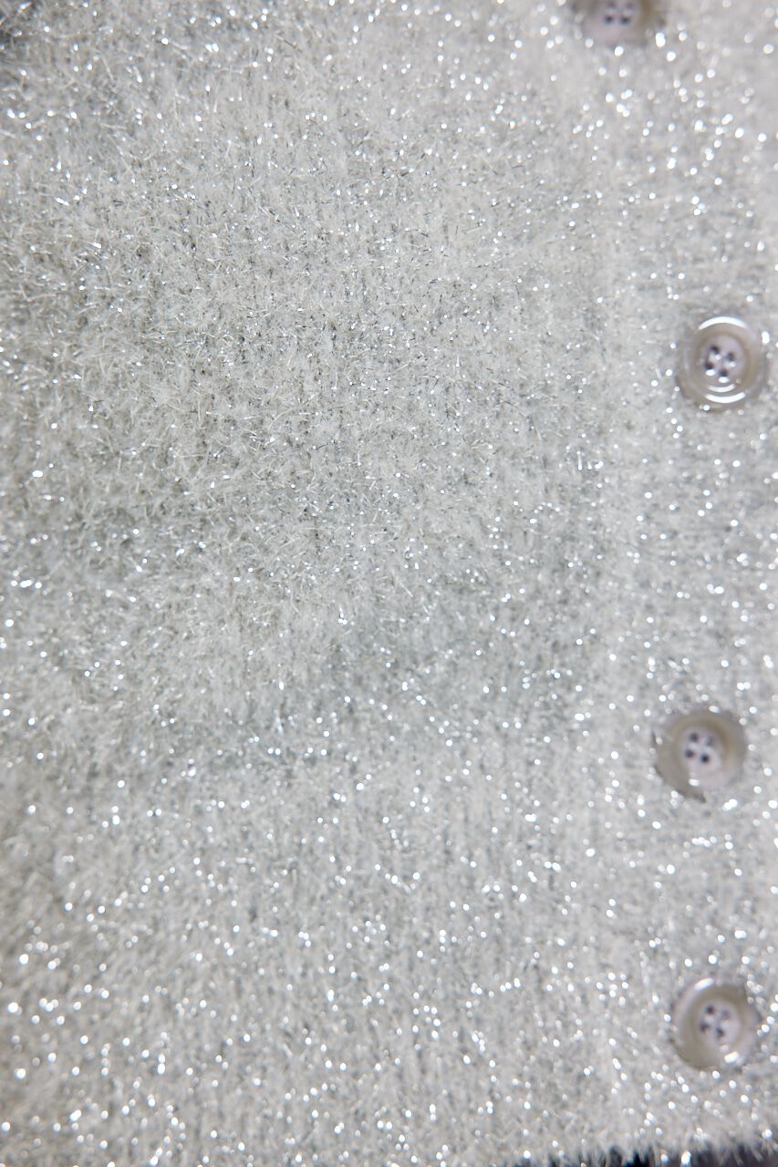 rienda「ラメシャギーカーデKnit TOP」|ニット・セーター|