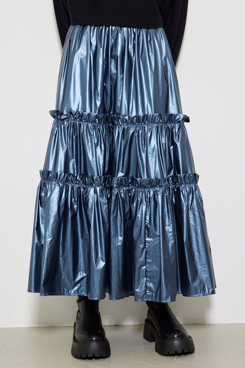 rienda「シャイニーティアードJ/W SK」|スカート|