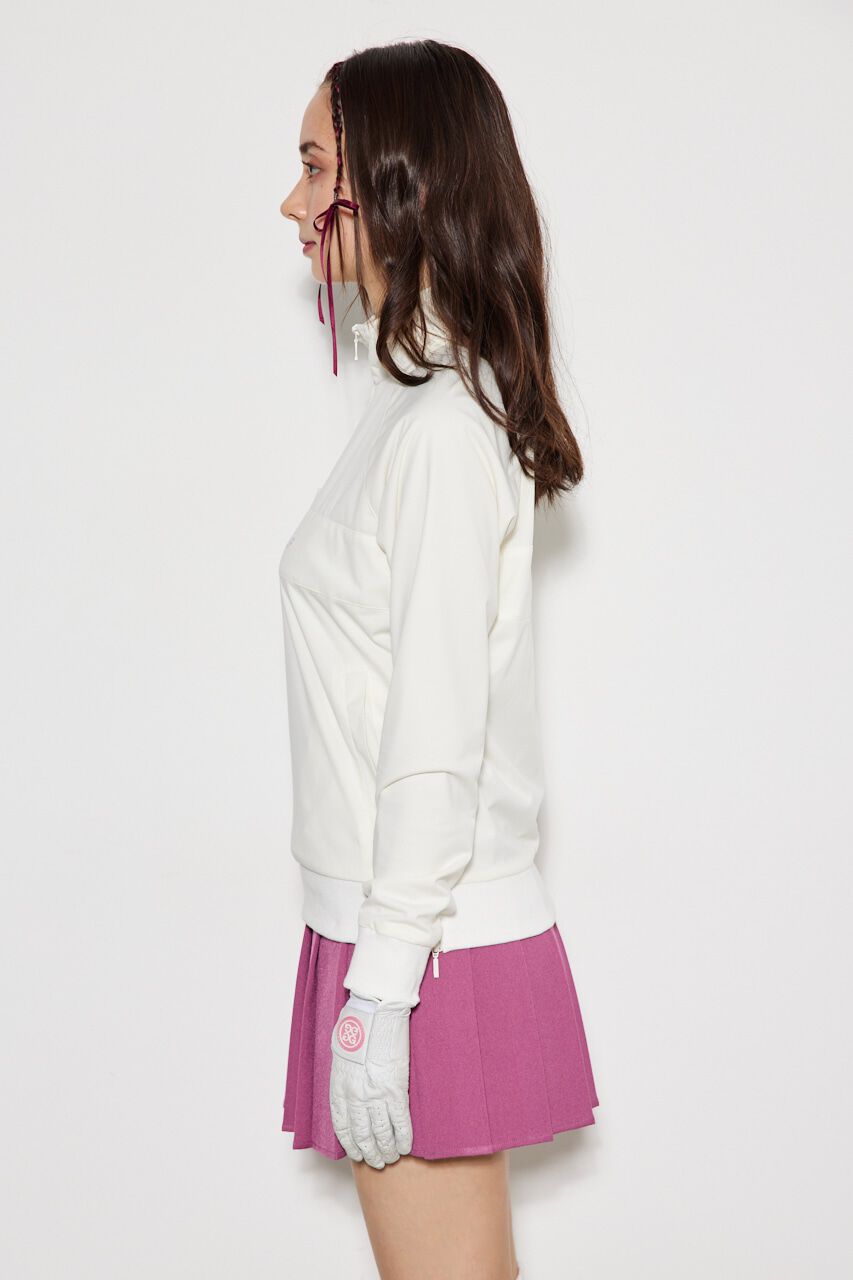 rienda「ハーフジップライトブルゾン」|ブルゾン・スタジャン|