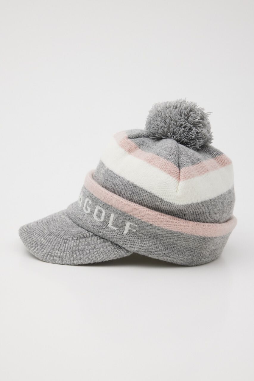 rienda「ボンボンロゴKnit キャップ」|その他|