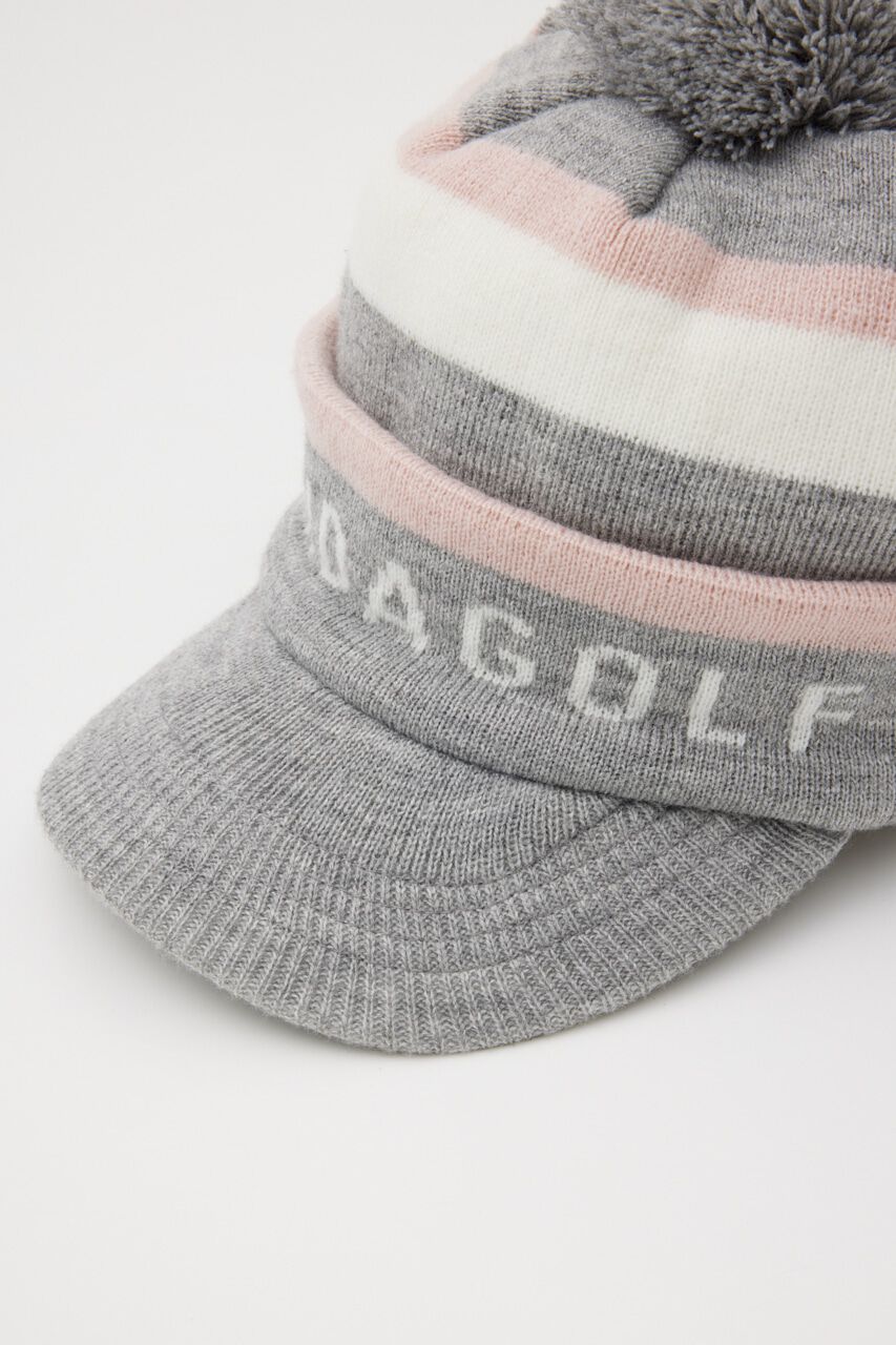 rienda「ボンボンロゴKnit キャップ」|その他|