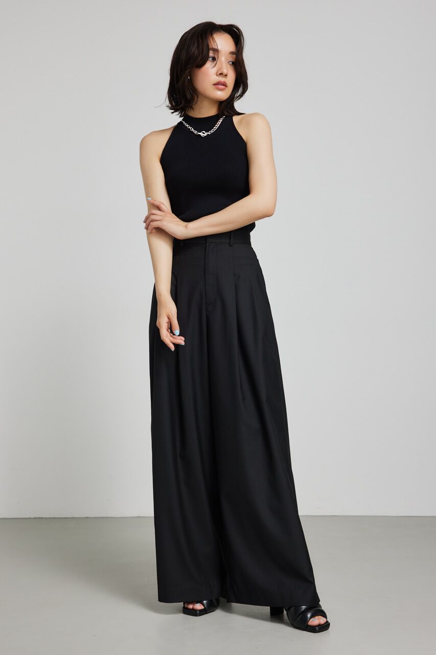 rienda「ポケットデザインタックワイドパンツ」|その他|