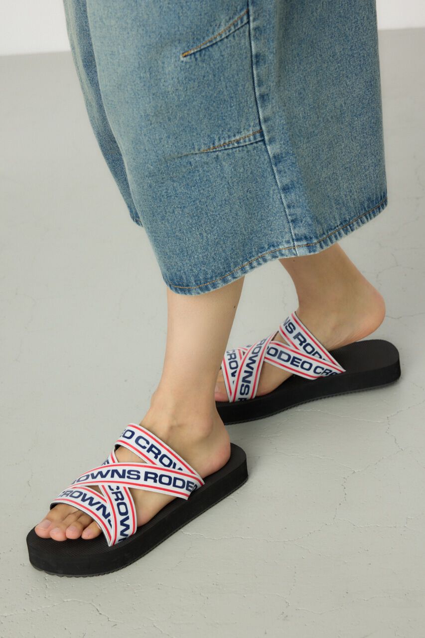 RODEO CROWNS「MENS ラバーテープサンダル」|サンダル|