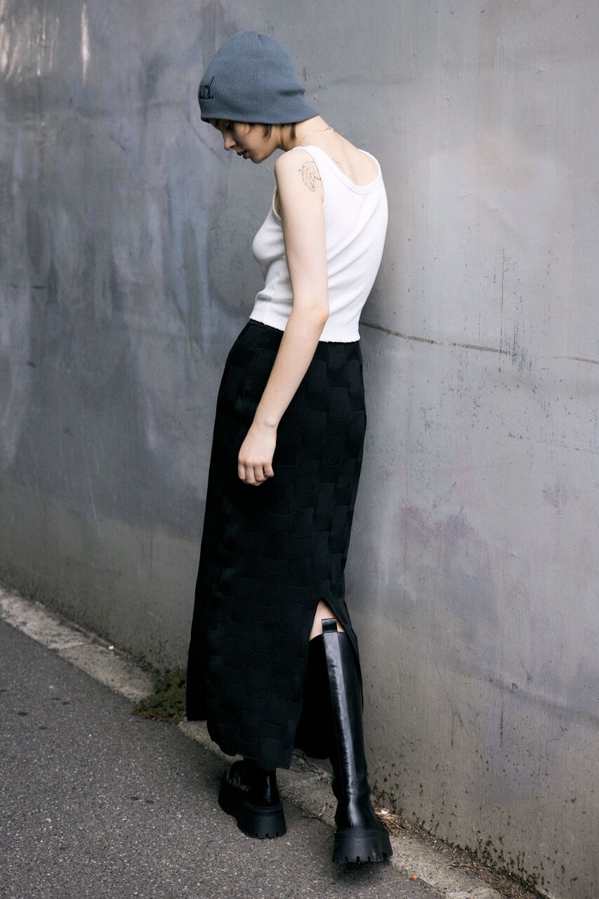 SLY「BACK SLIT KNIT スカート」|スカート|