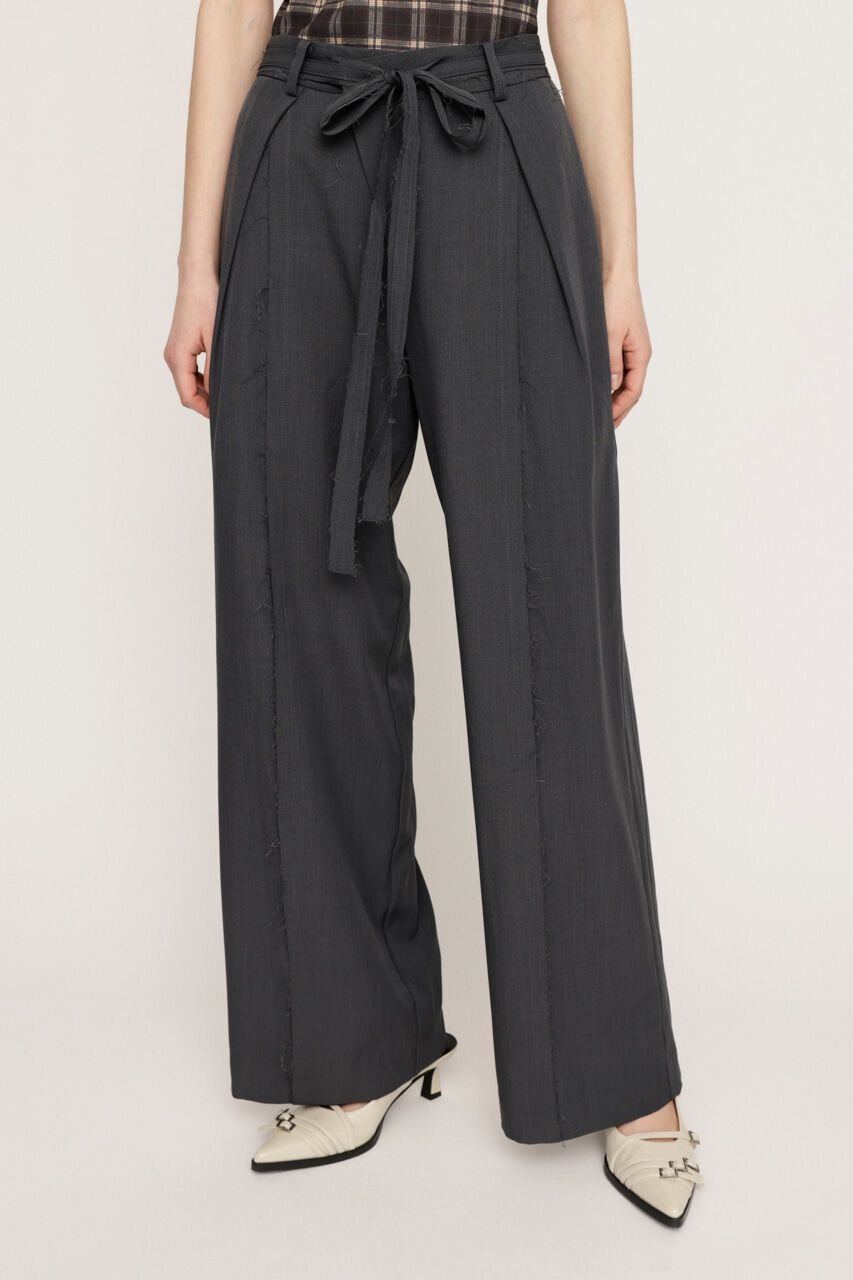 SLY「CENTER TAPE TUCKED TROUSERS」|その他|