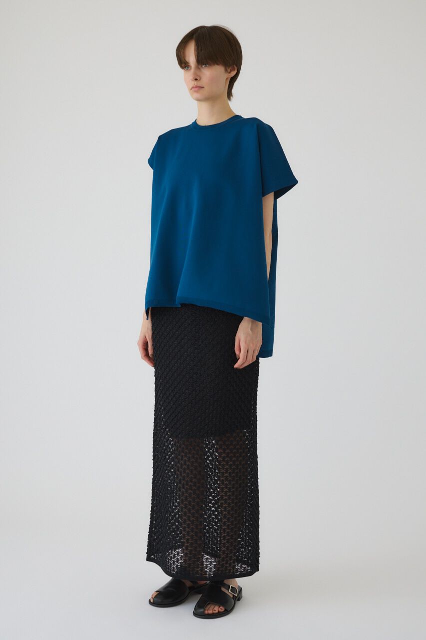 RIM.ARK 「Lace knit SK」|スカート|BLK