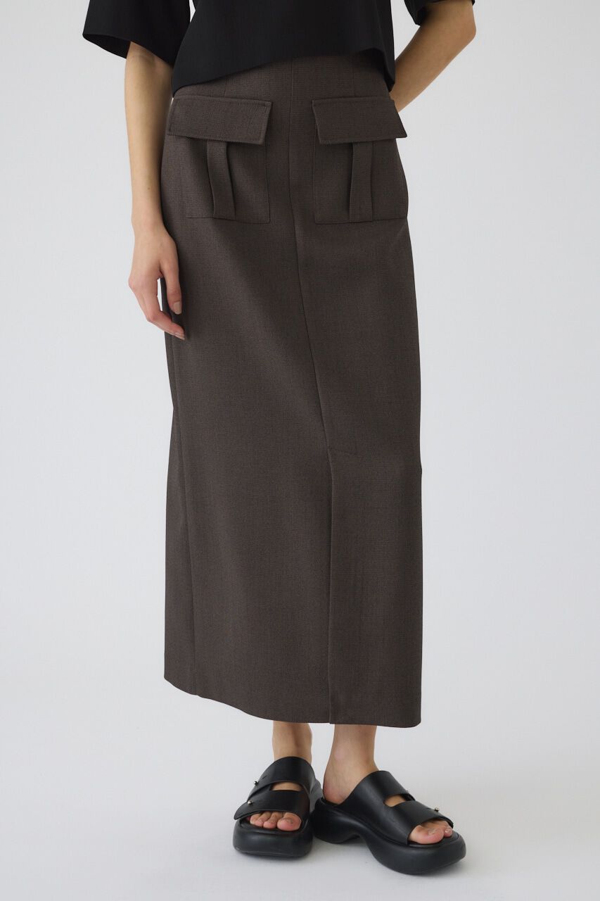 RIM.ARK 「Tweed high waist cargo SK」|スカート|