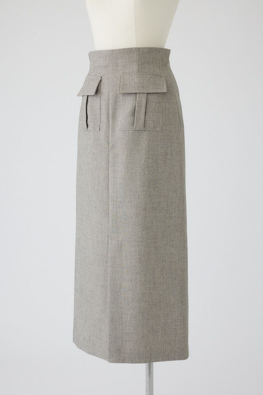 RIM.ARK 「Tweed high waist cargo SK」|スカート|