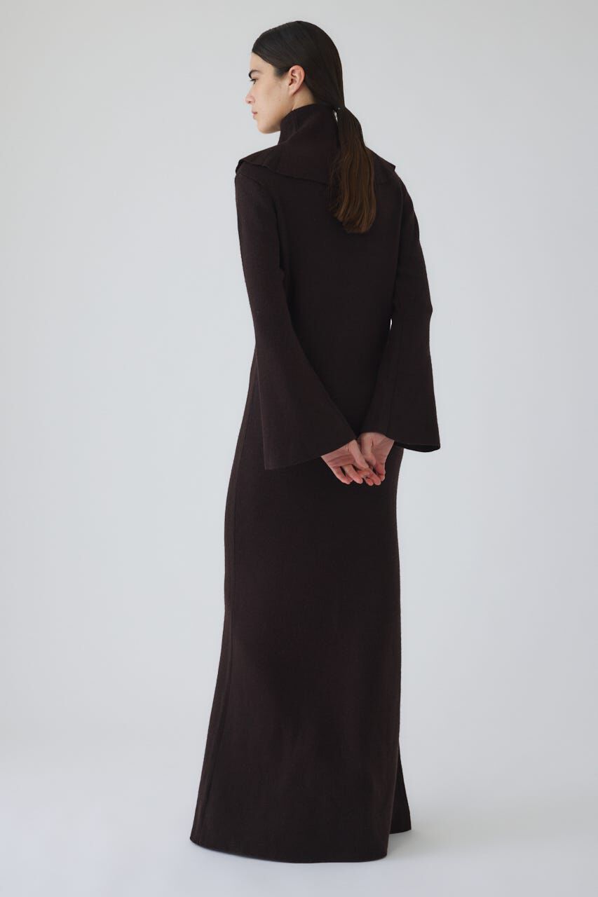 RIM.ARK 「Long high collar knit dress」|ワンピース|